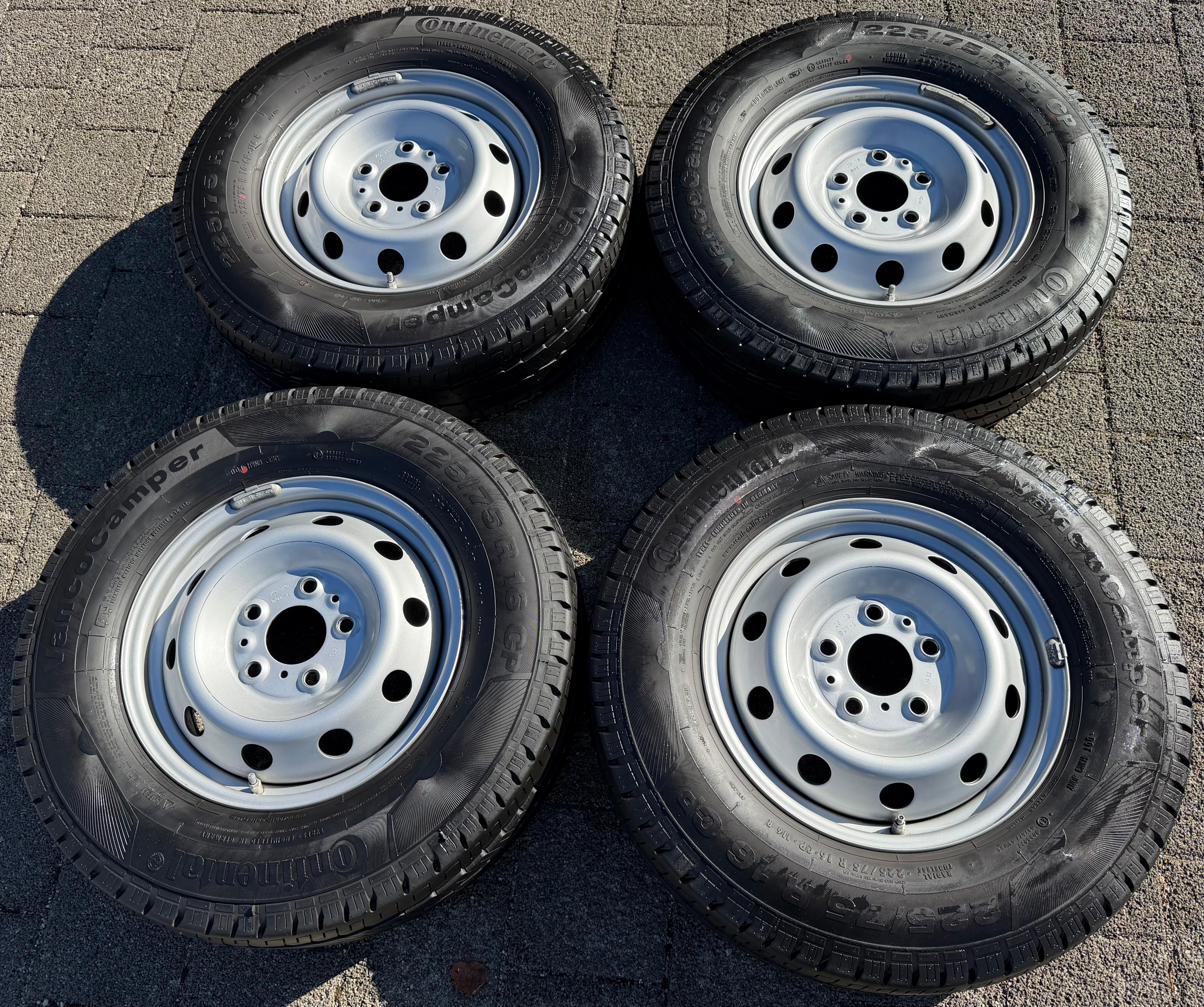 4 ruote estive Peugeot Boxer Fiat Ducato Maxi Citroen Jumper 225/75R16CP 116R RDKS