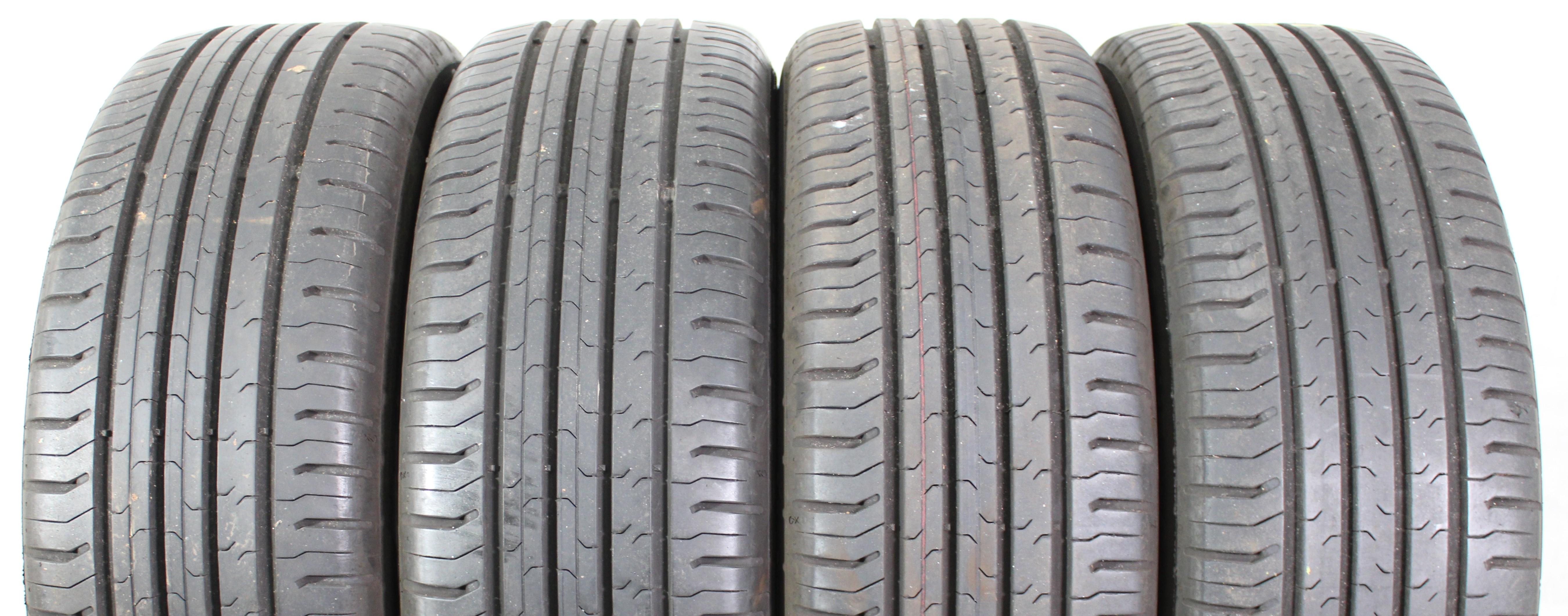4 x 205/55R17 95V Sommerreifen Continental Eco Contact 5 1x5,5mm/3x6,5-7mm 3x2016/1x2022 XL