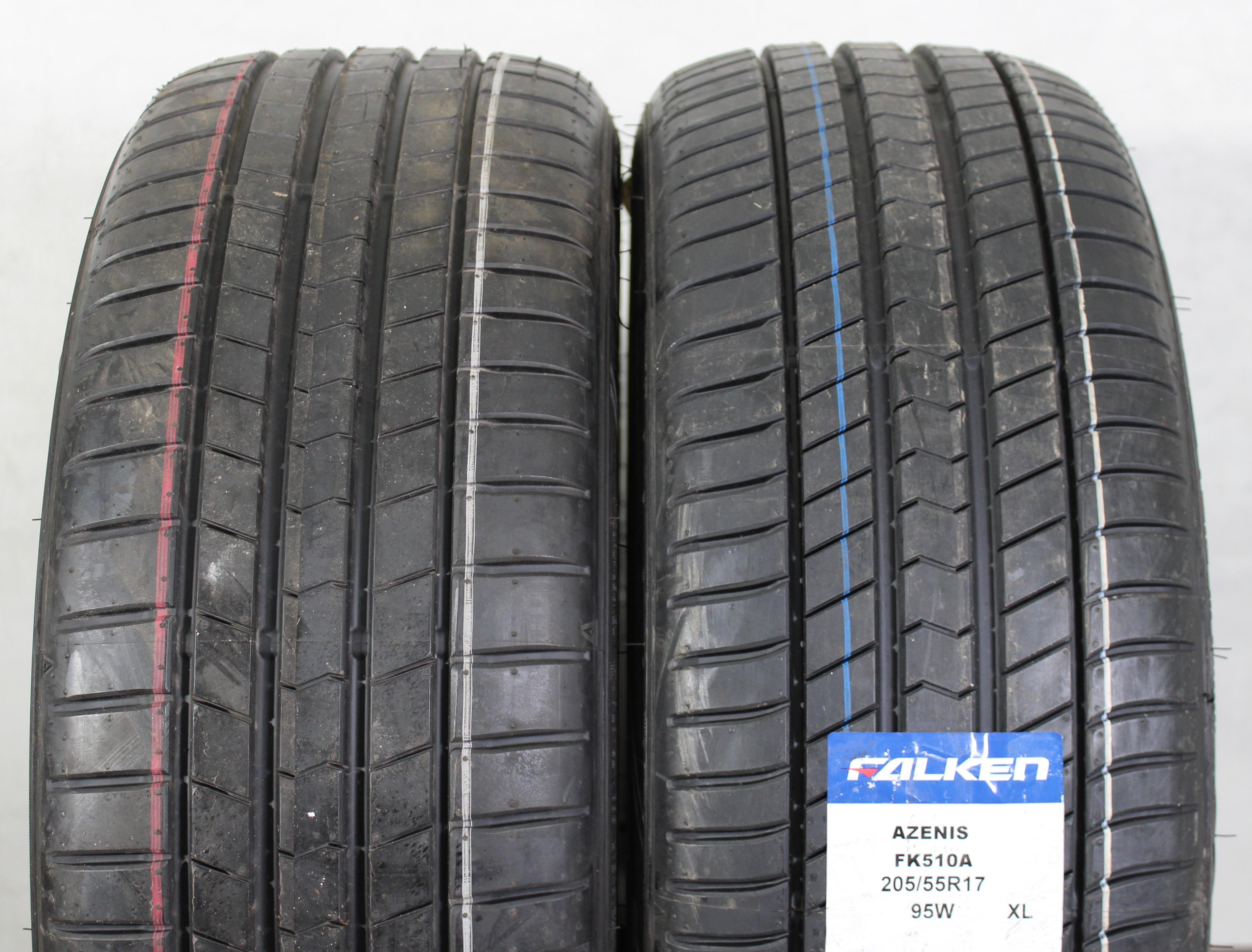 2 x 205/55R17 95W Sommerreifen Falken Azenis FK510A AO 2021/2022