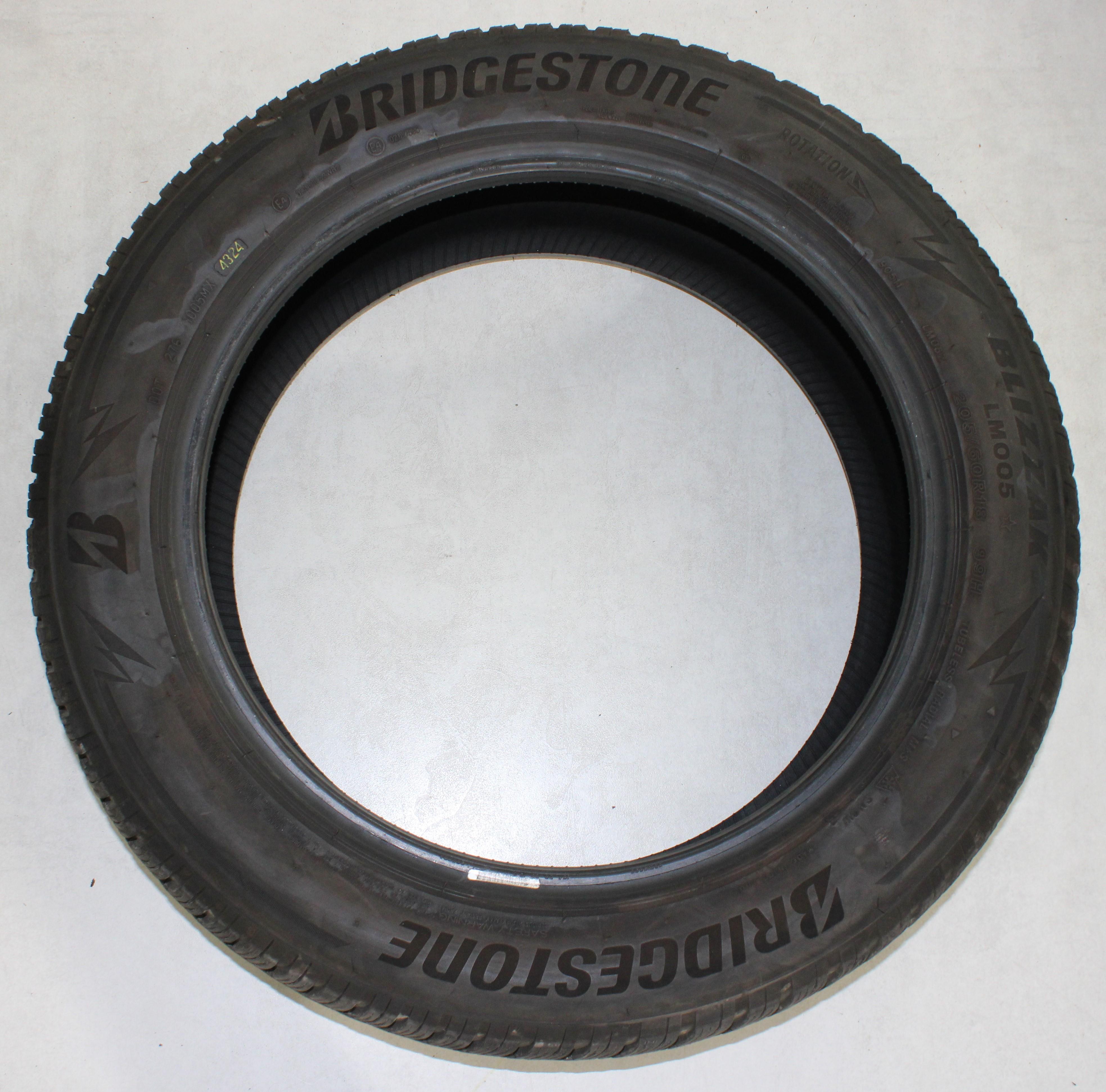 1 x 205/60R18 99H Winterreifen Bridgestone Blizzak LM005 * 6,5mm 2024