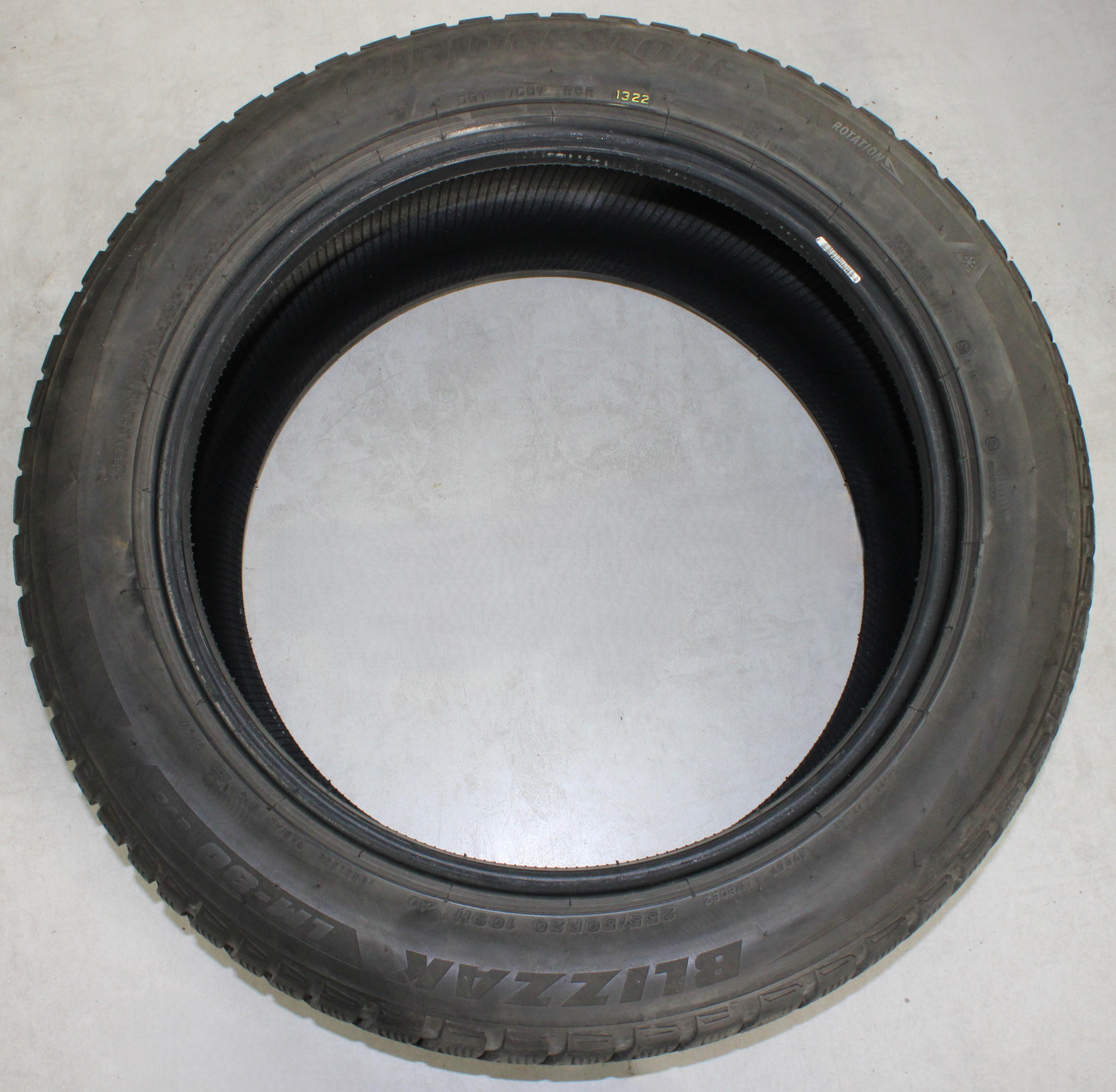 1 x 255/50R20 109H Pneumatico invernale Bridgestone Blizzak LM-80 Evo AO 6,5-7mm 2022