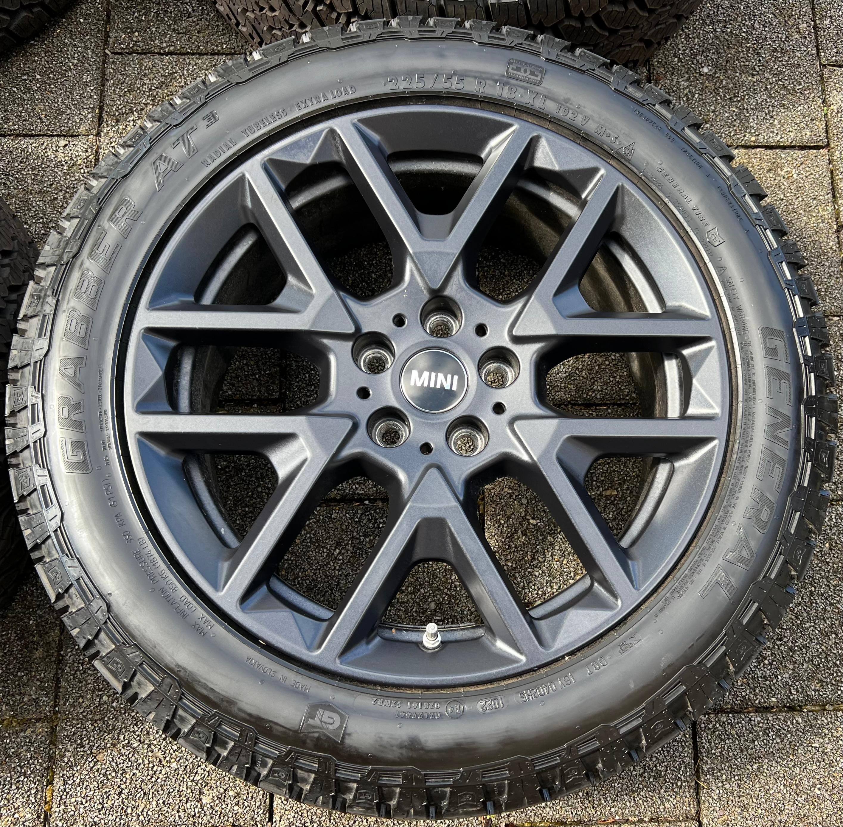 4 ORIGINAL 18" ALU ALLWETTERRÄDER MINI COUNTRYMAN U25 5A269E1 225/55R18 102V TOP