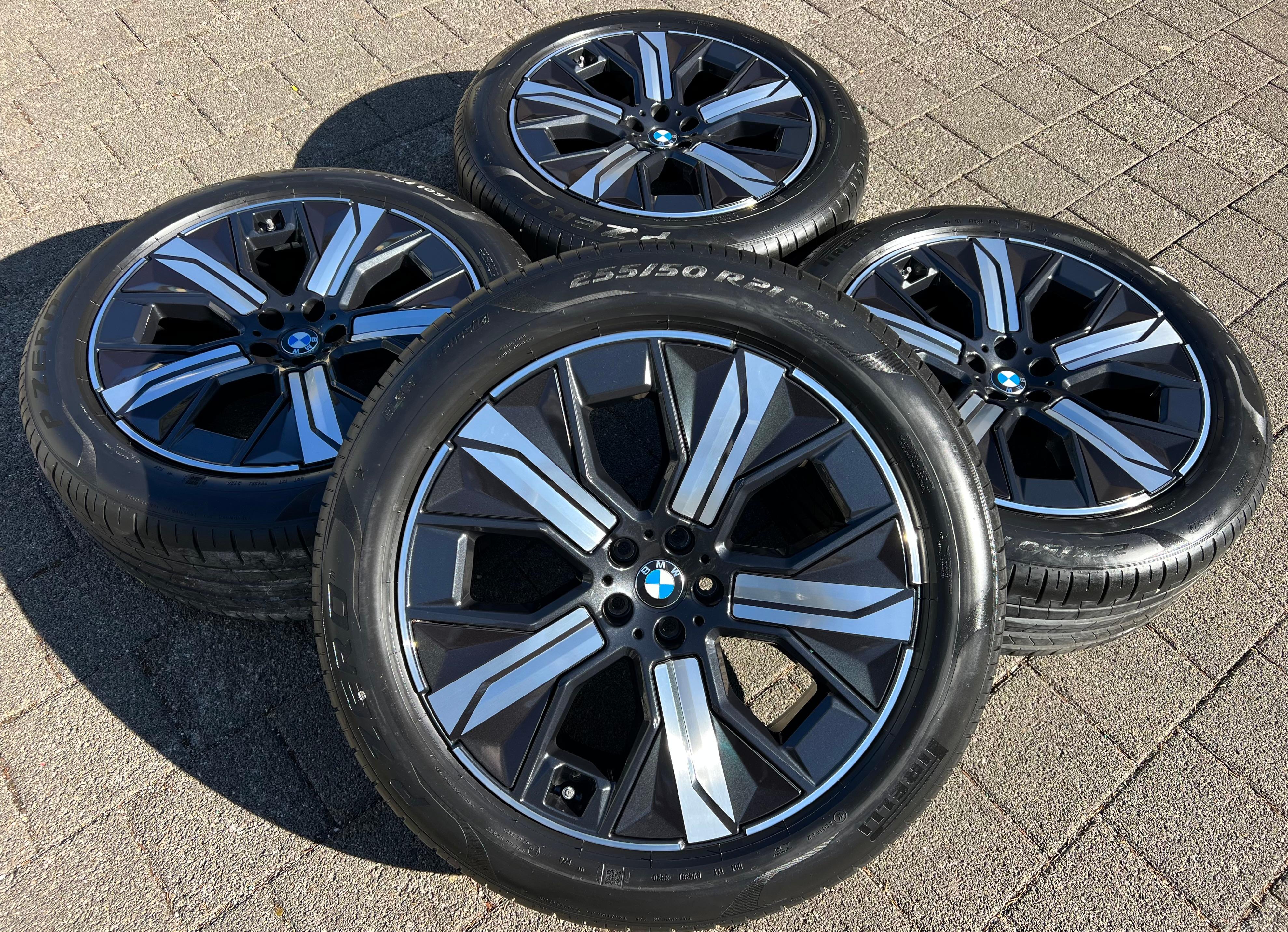 4 ROUES D'ÉTÉ ORIGINALES 21" ALU BMW iX i20 STYLING 1011 255/50R21 109Y 5A02655