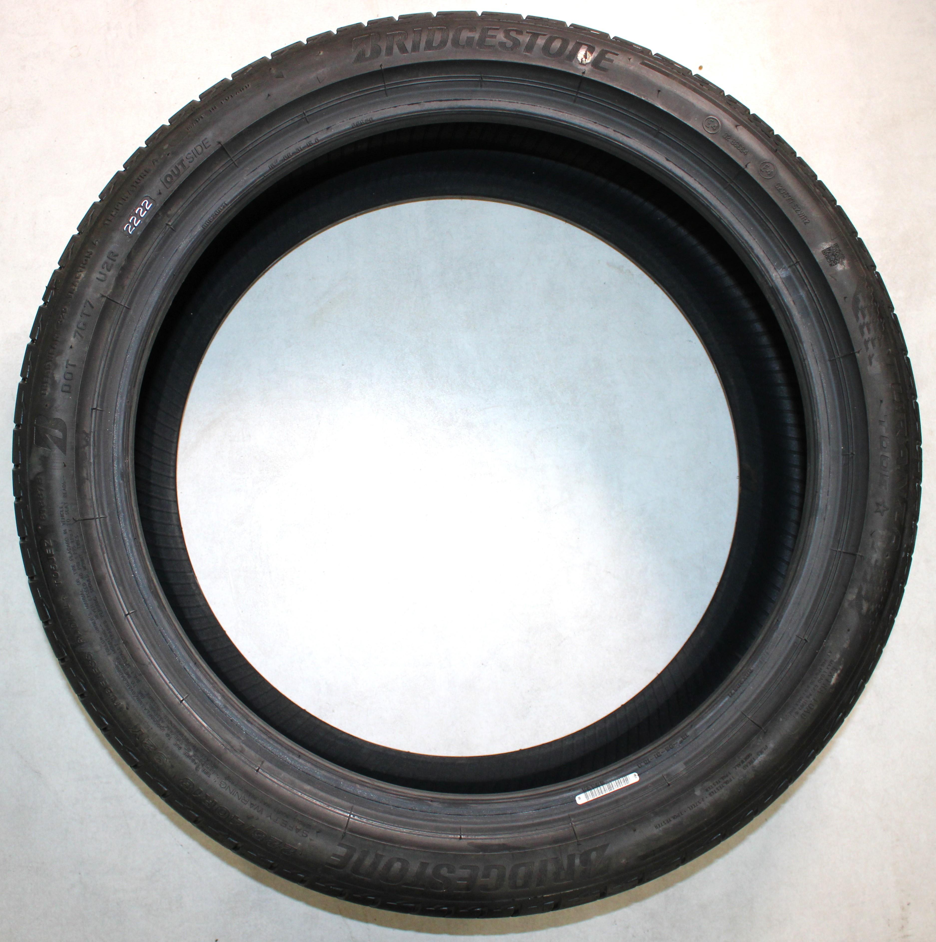 4 x 225/40R18 92Y Sommerreifen Bridgestone Turanza T005 Volles Profil 2022 *