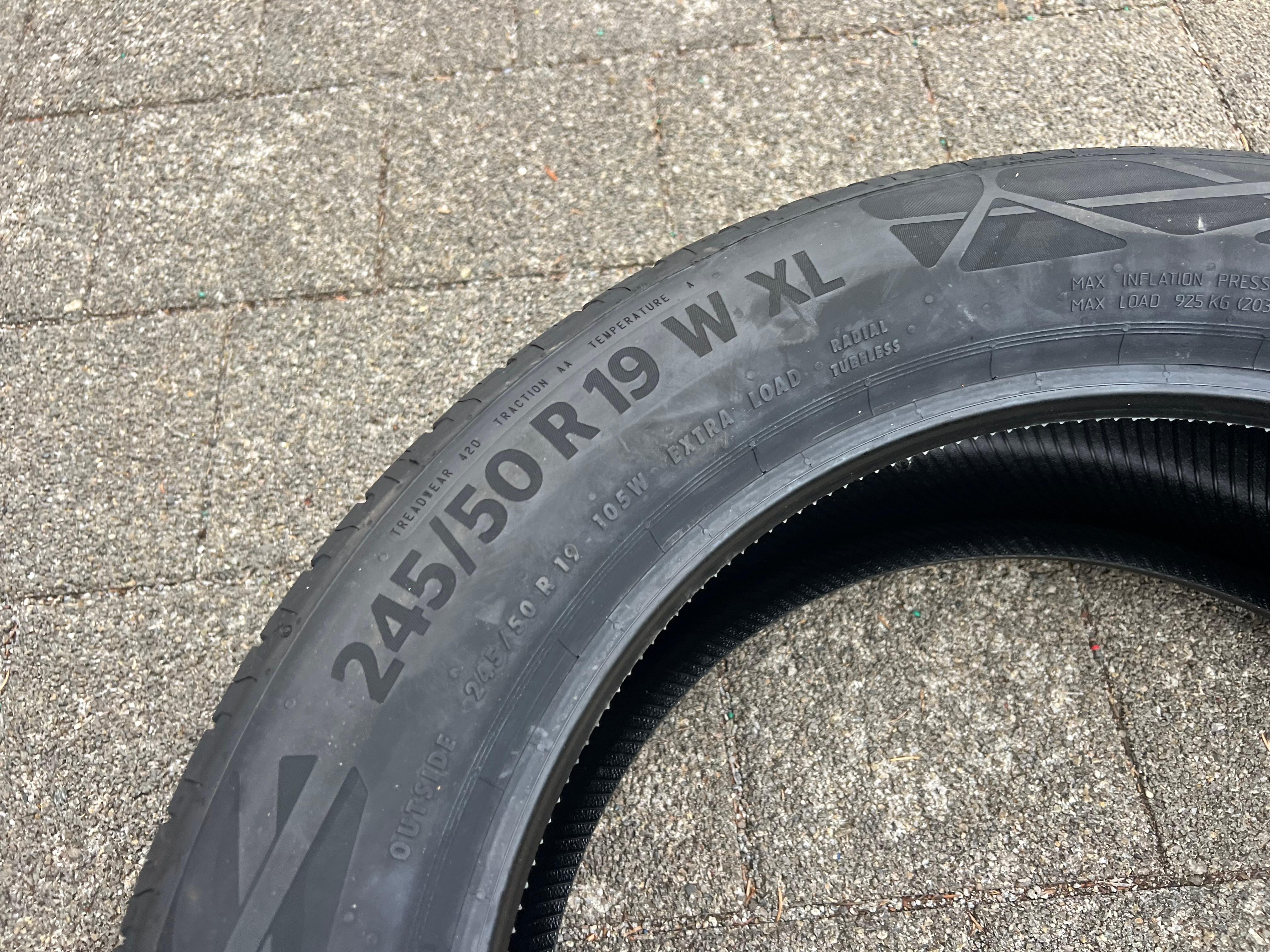 4 x 245/50R19 105W Sommerreifen Continental Eco Contact 6 2024 * NEU