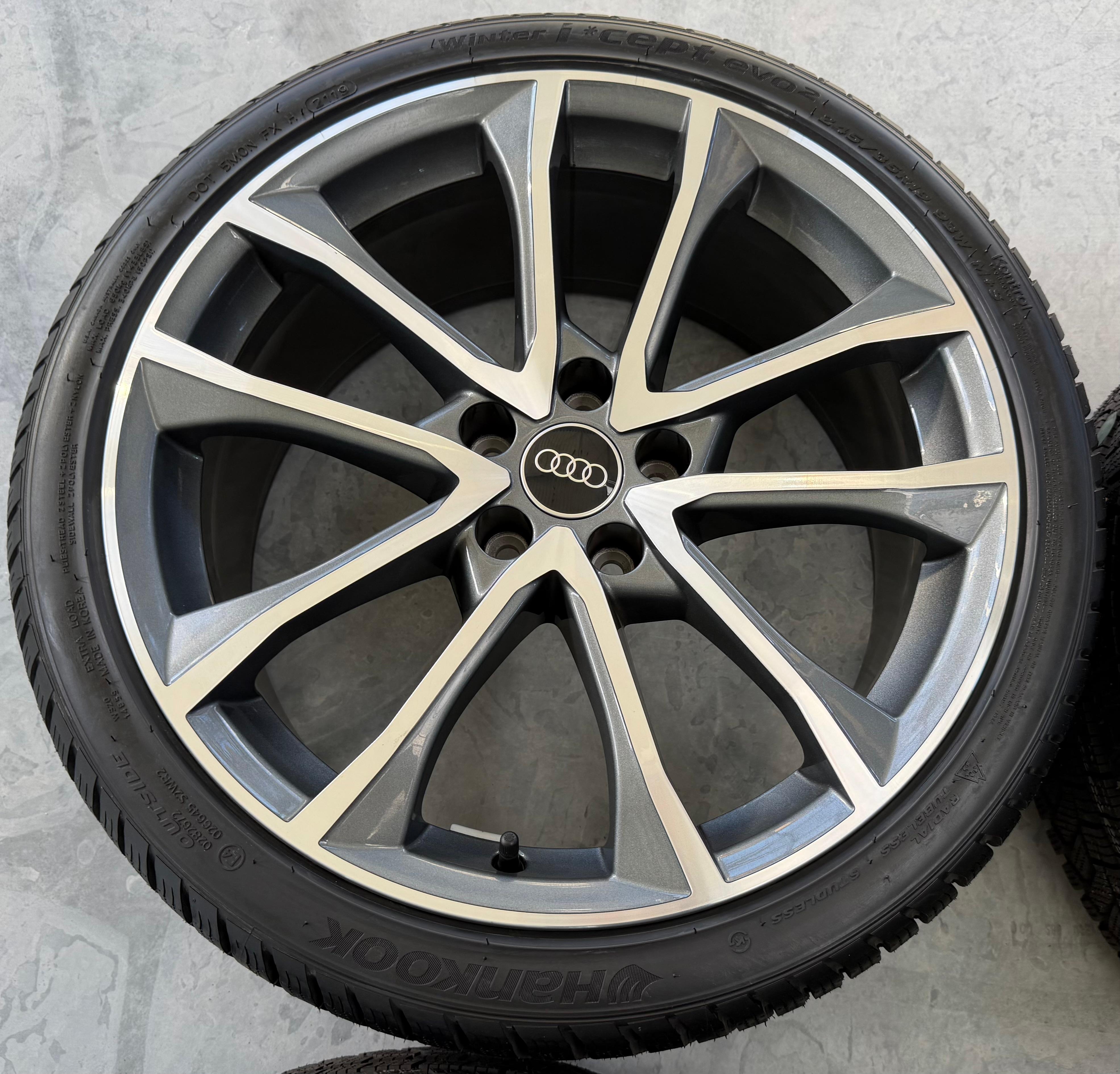 4 Original 19" Alu Winterräder Audi A4 S4 8W B9 8W0601025BF 245/35R19 93W Hankook