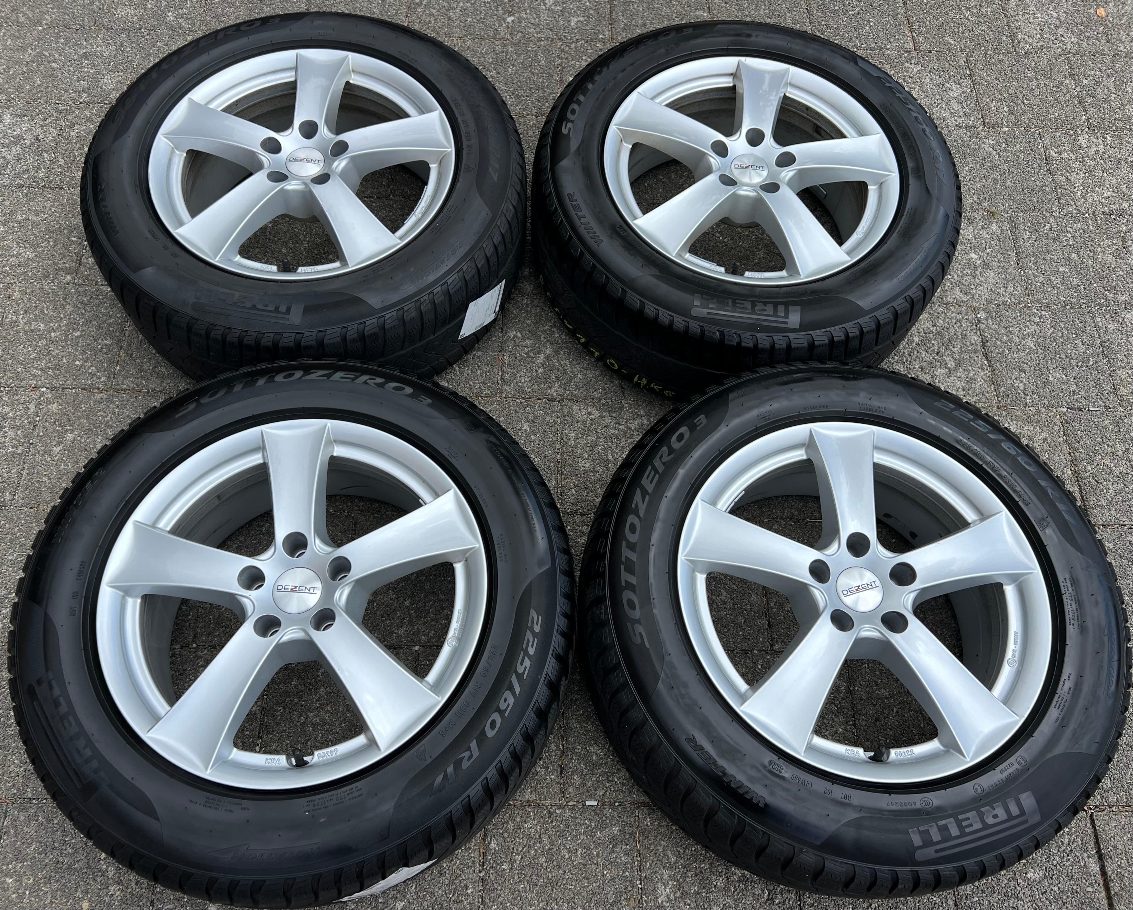 4 DEZENT 17" ALUFELGEN AUDI A4 8K B8 A5 8T A6 4G 4K F2 A7 FREIHAUS