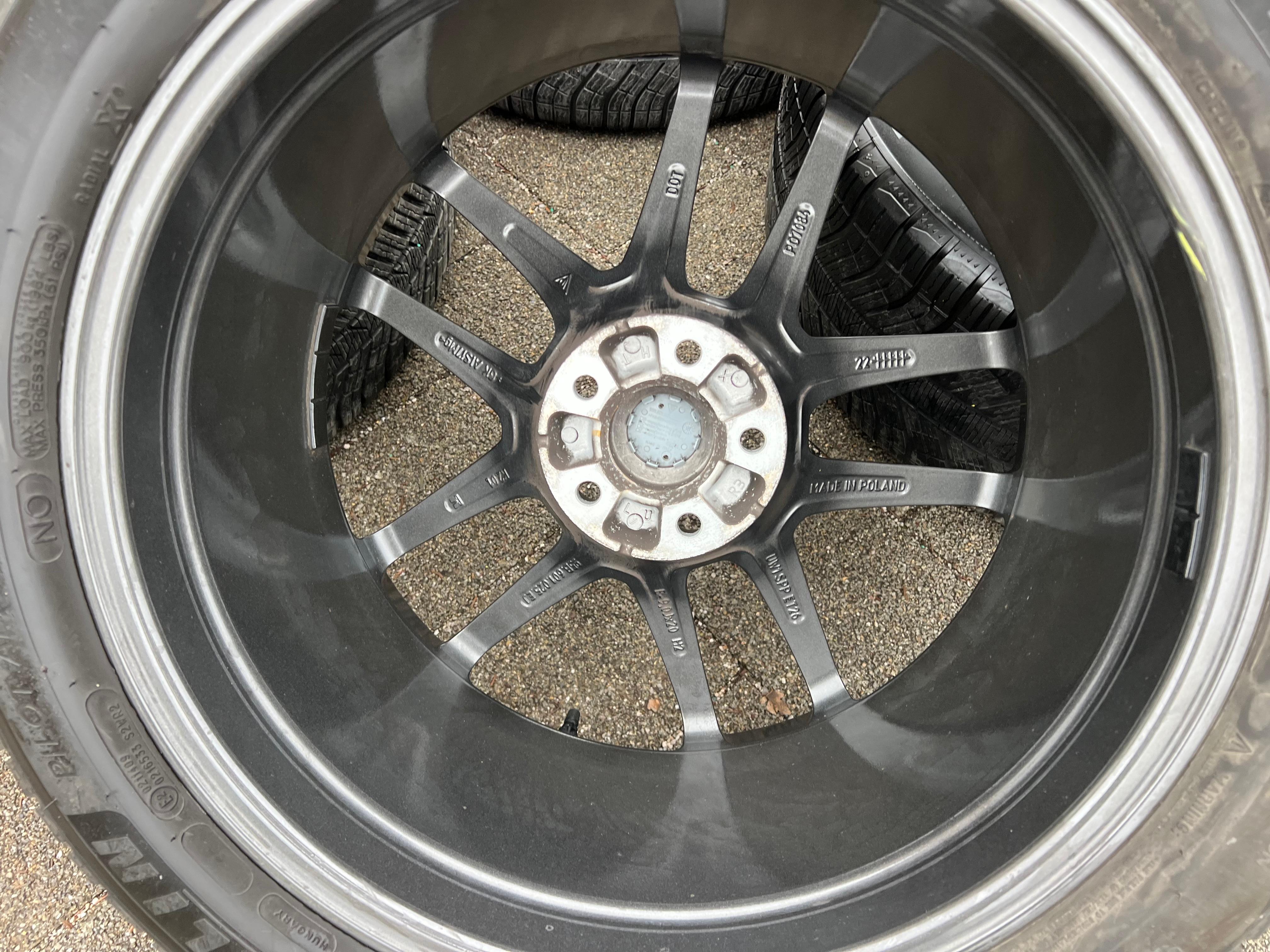 4 ORIGINAL 20" ALU WINTERRÄDER PORSCHE MACAN 265/45R20 104V 295/40R20 106V RDKS