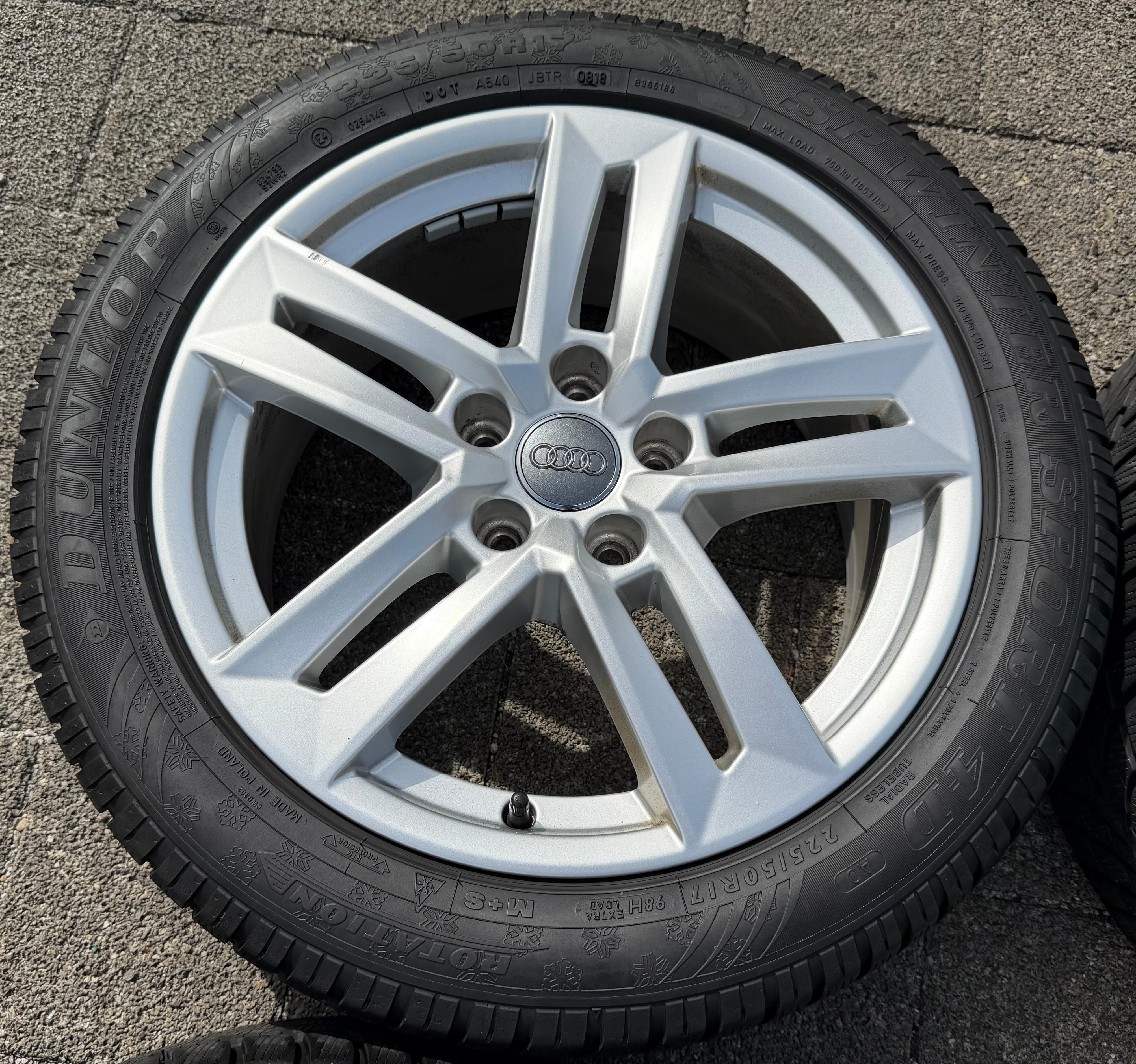 4 Original 17" Alufelgen Audi A4 8W B9 8W0601025P 7x17 ET42 Felgen