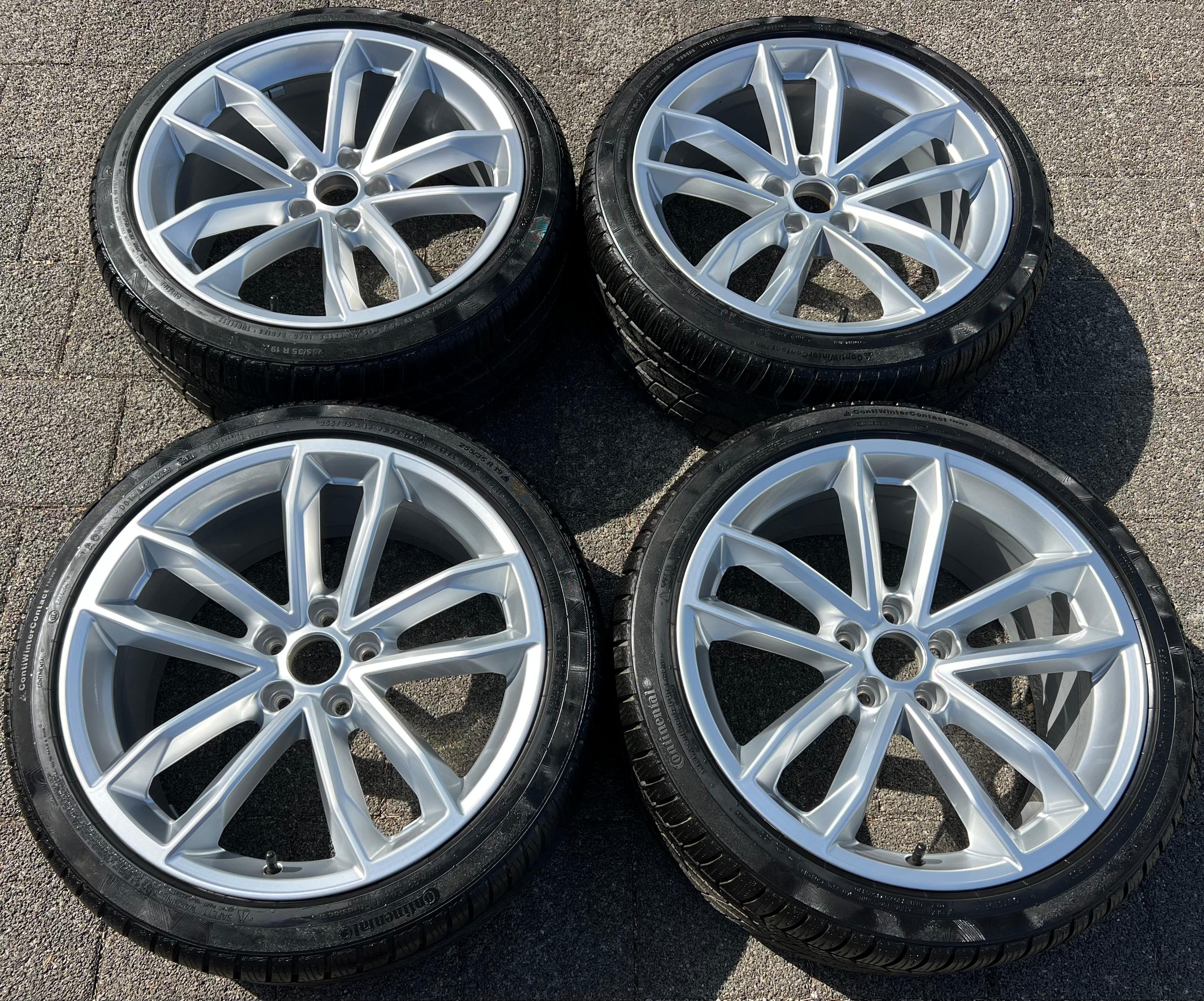 4 RUEDAS DE INVIERNO ORIGINALES DE ALEACIÓN DE 19" PARA AUDI A5 S5 8W F53 F57 255/35R19 96V 8W0601025DG