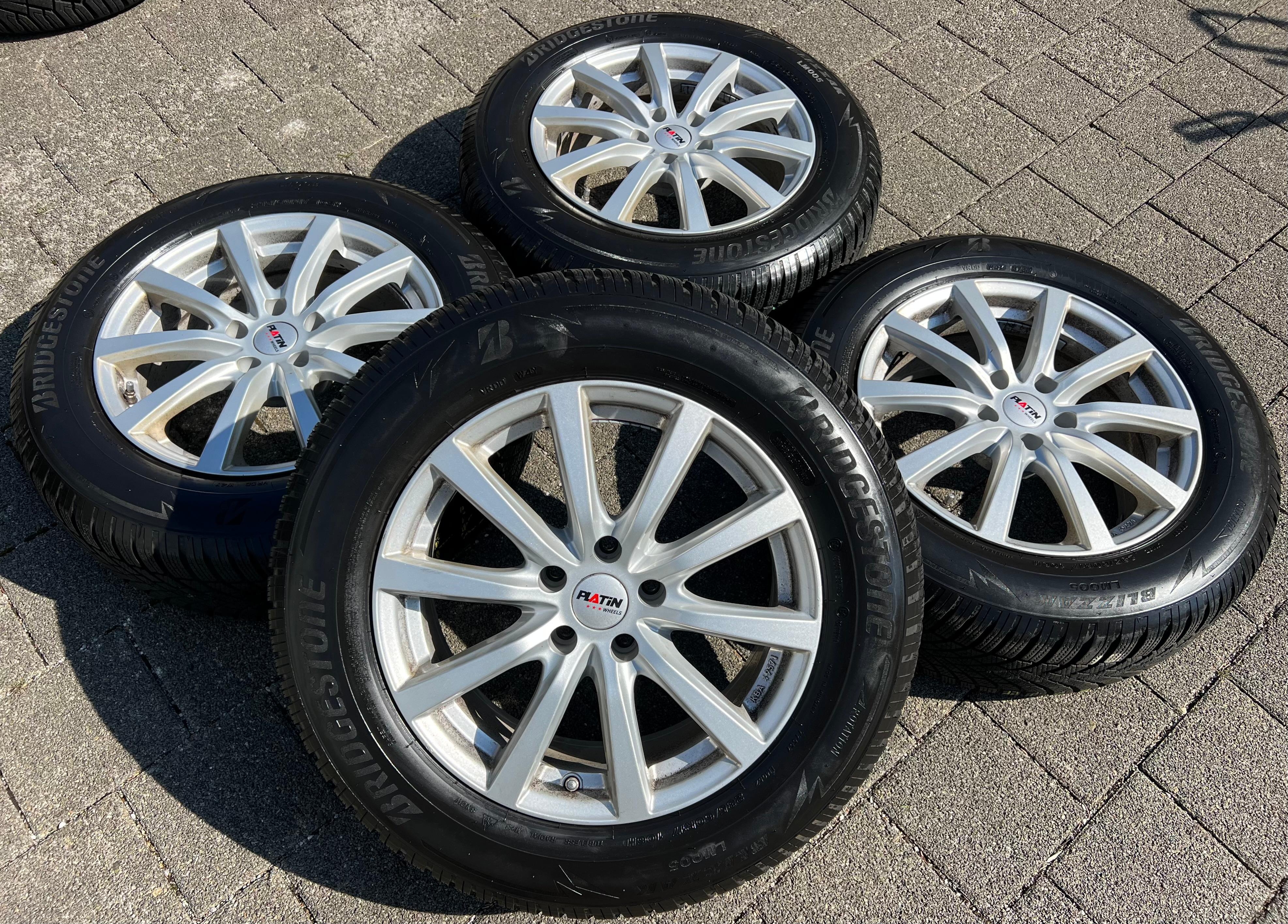4 ALU 17" WINTERRÄDER MERCEDES GLC X204 X253 AUDI A8 4H 235/60R17 106H RDKS TOP