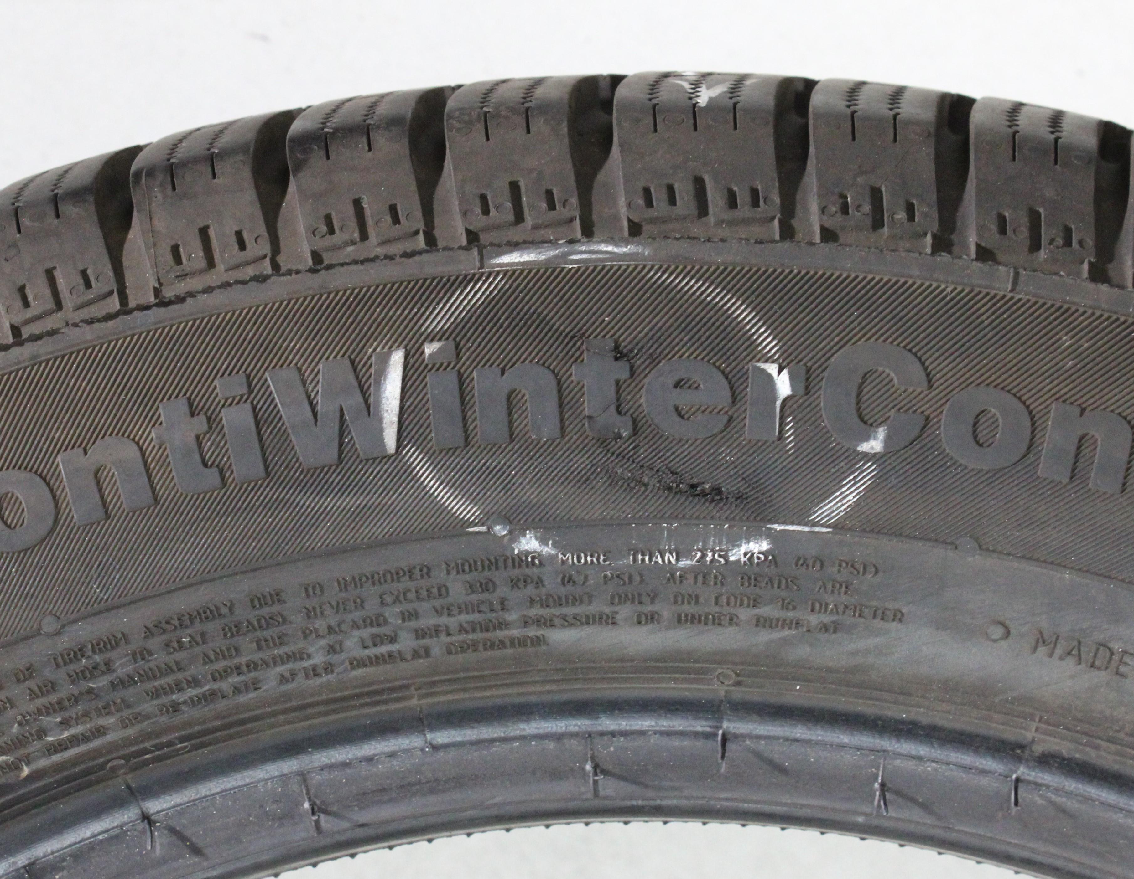 4 x 205/55R16 91H Winterreifen Continental Winter Contact TS830P SSR* Runflat 6,5-7mm 2018
