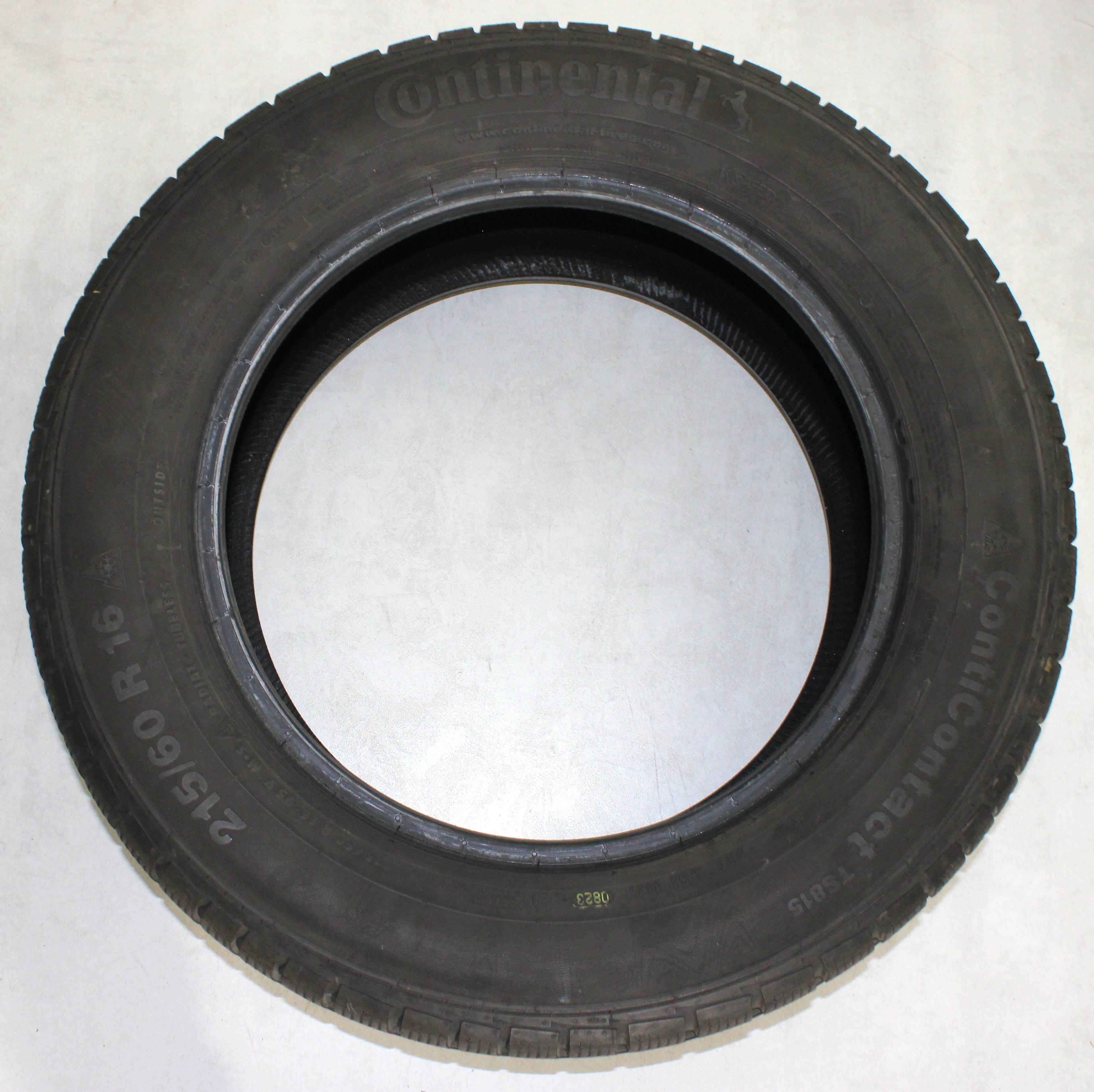 2 x 215/60R16 95V Ganzjahresreifen Continental ContiContact TS815 5-5,5mm 2023 Seal