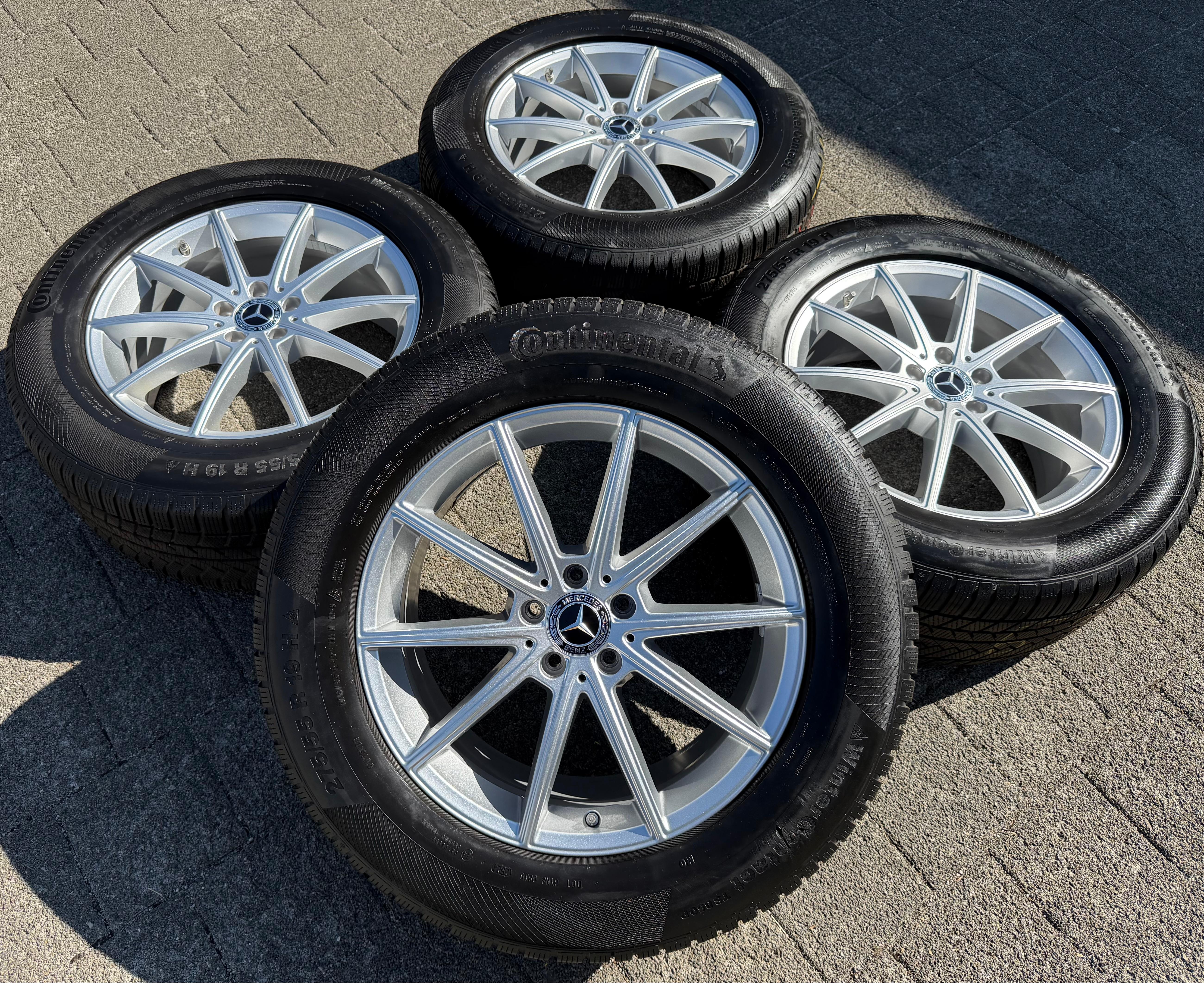 4 Original 19" Alu Winterräder Mercedes GLE C167 V167 A1674010500 275/55R19 111W