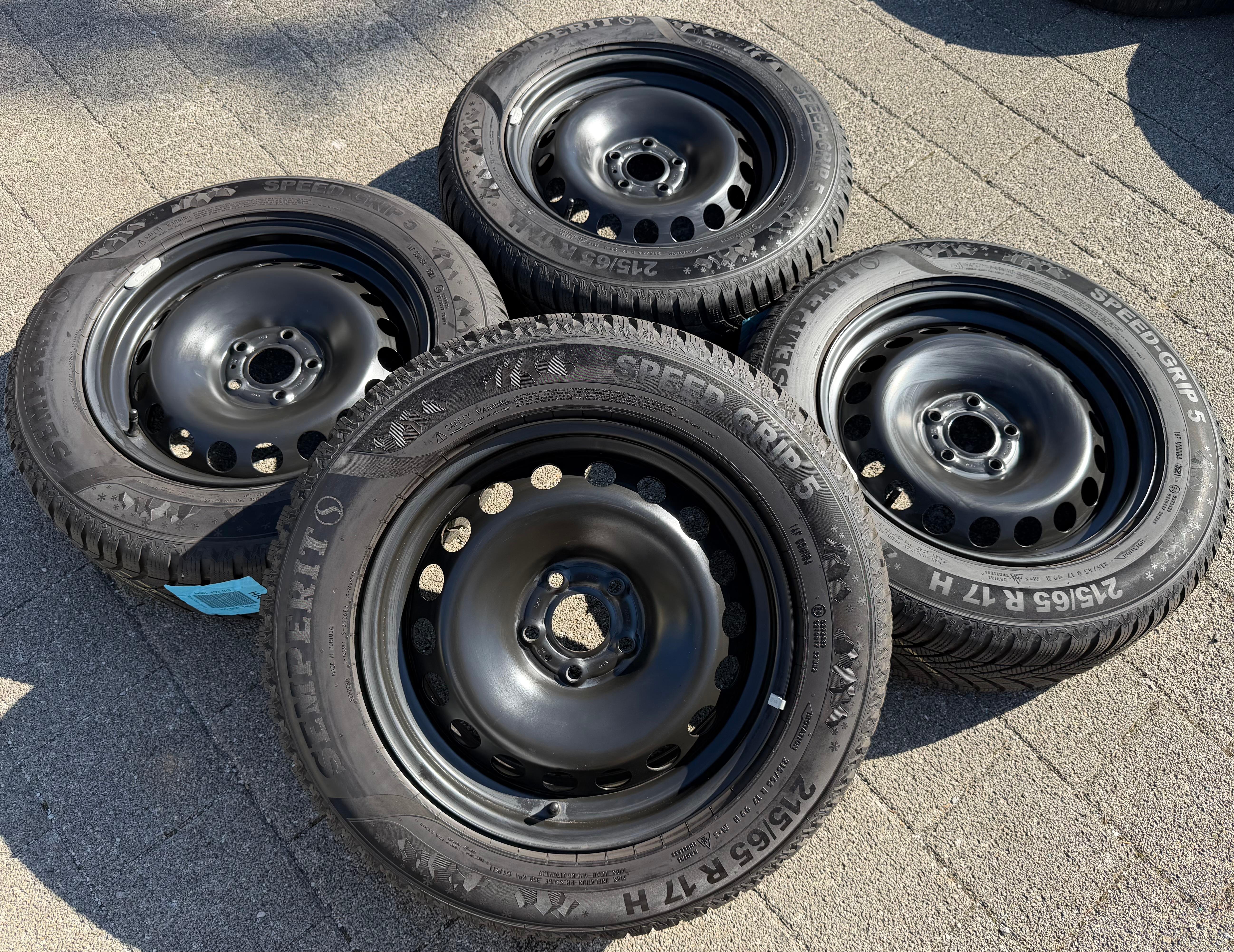 4 Winterräder Nissan Qashqai III J12 Renault Austral 215/65R17 99H RDKS Semperit