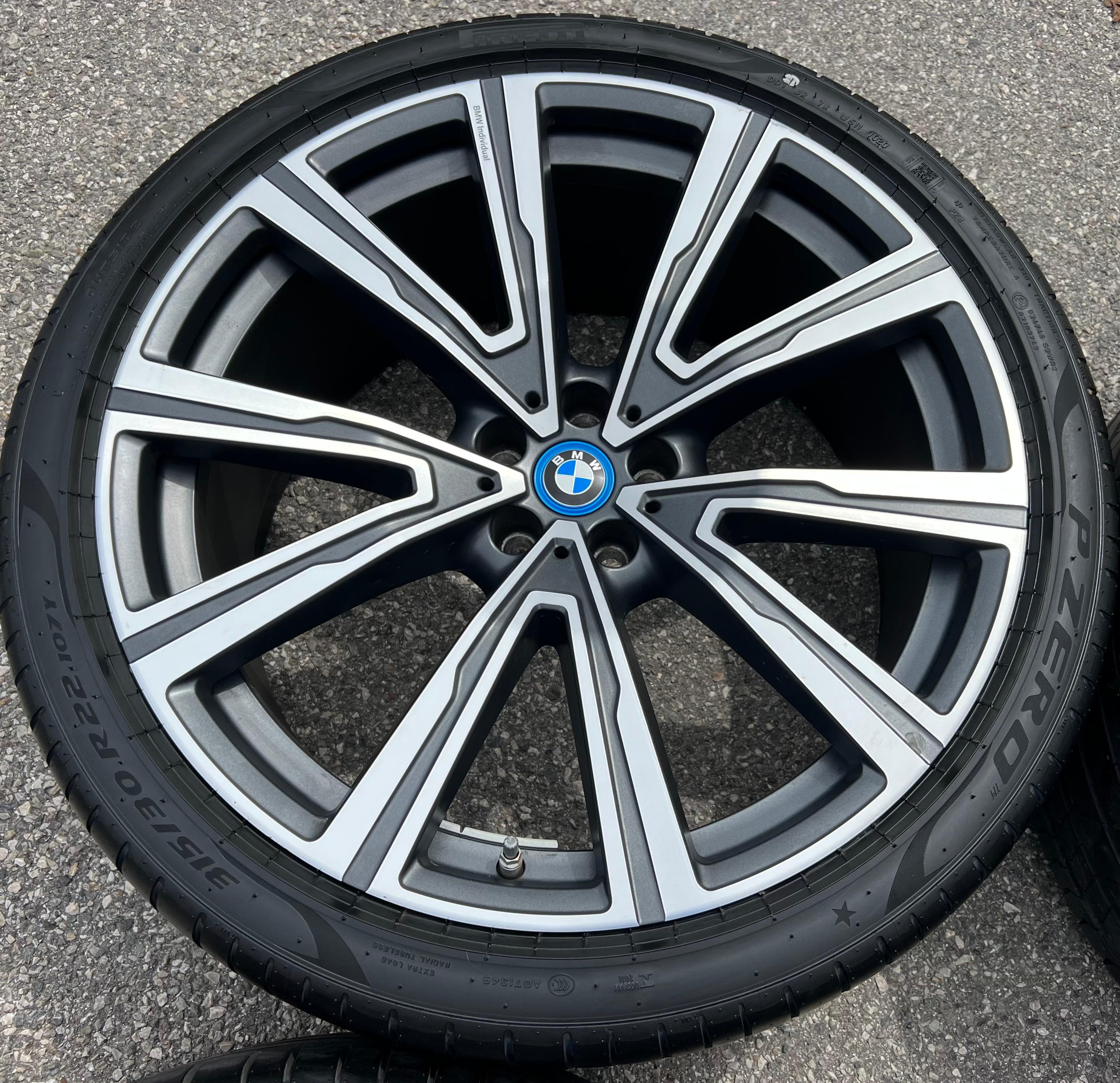 4 ORIGINAL 22 ALU SOMMERRÄDER BMW X5 G05 X6 G06 STYLING 746i 8072000 8072001 RDK