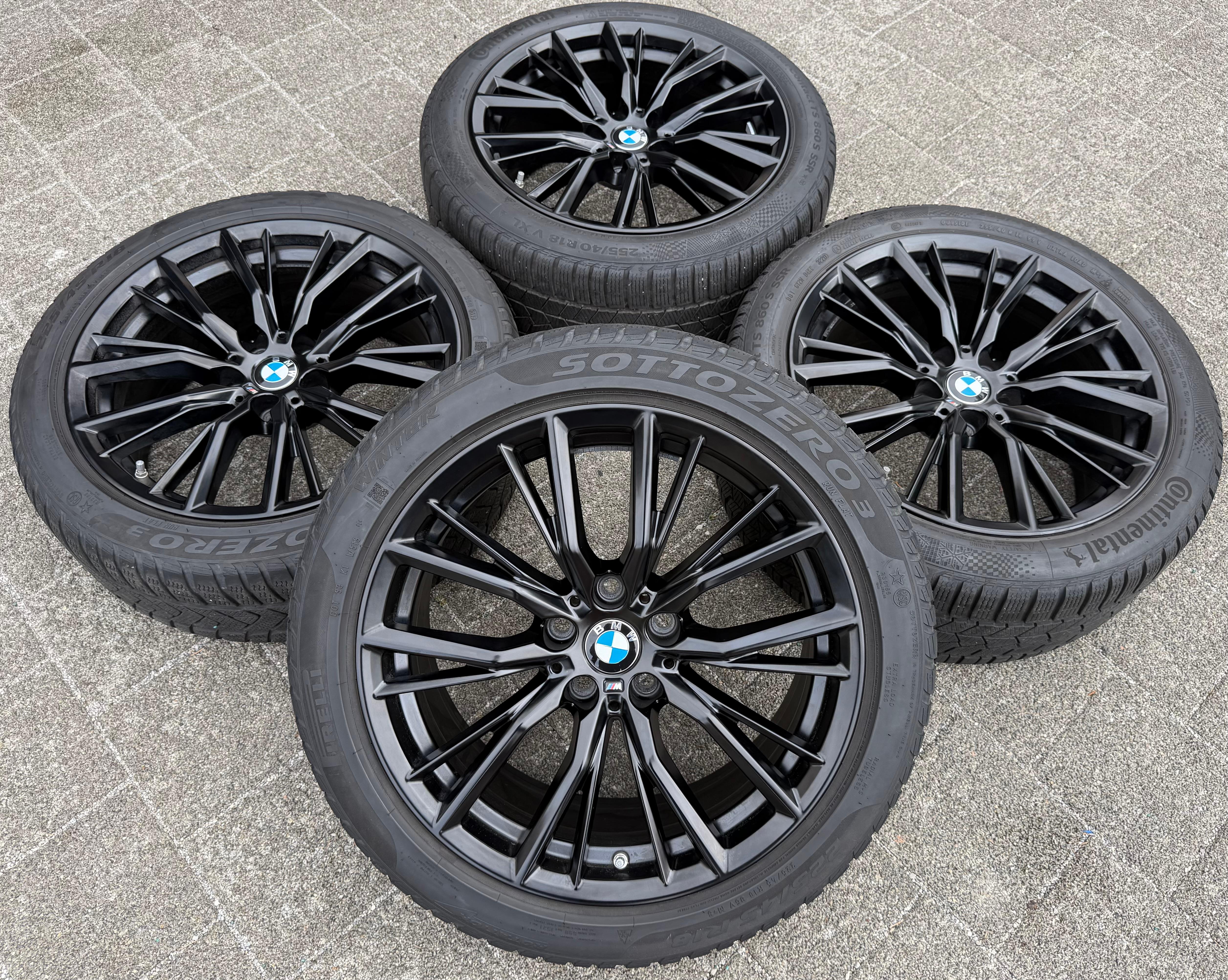 4 Original 18" Alu Winterräder BMW 3ER Reihe G20 G21 4ER G22 G23 2ER G42 M796 RDKS