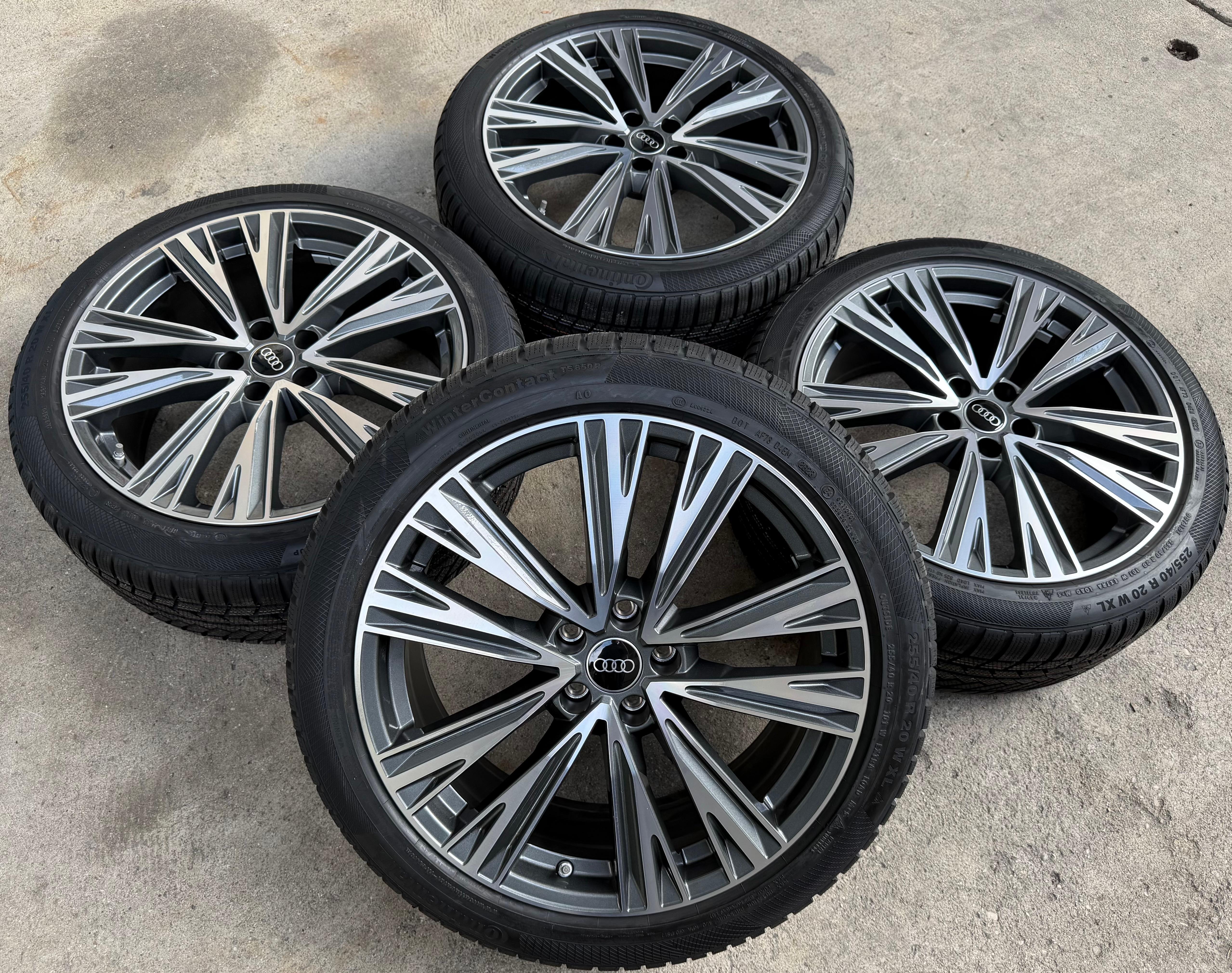 4 Original 20" Alu Winterräder AUDI A6 S6 C8 4K F2 4K0601025J 255/40R20 101W NEU