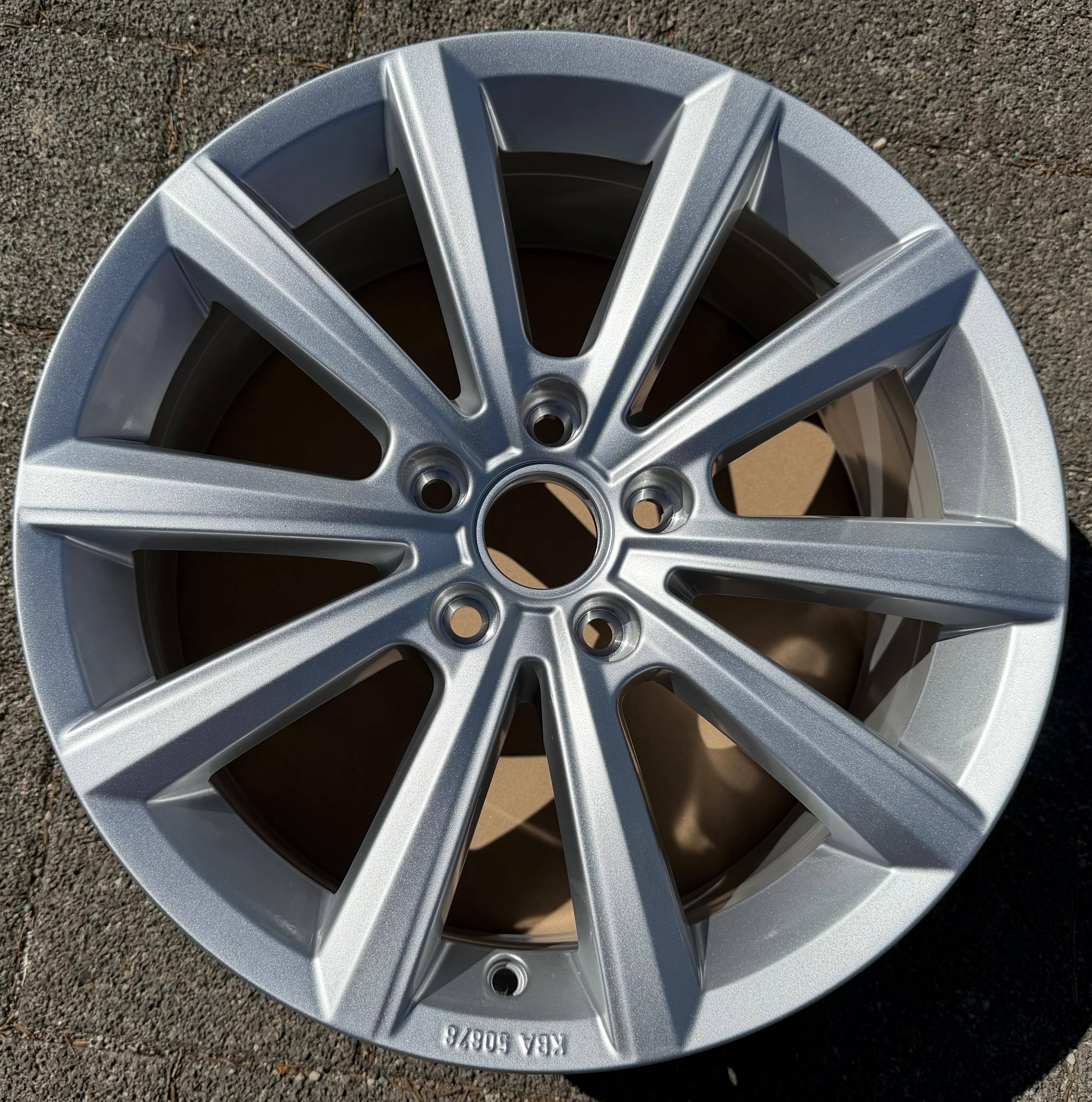 1 jante alu d'origine VW Arteon 17 pouces, 3H, T-Roc, A1, compatible 3G, B8, Merano, 7x17, ET38, neuve