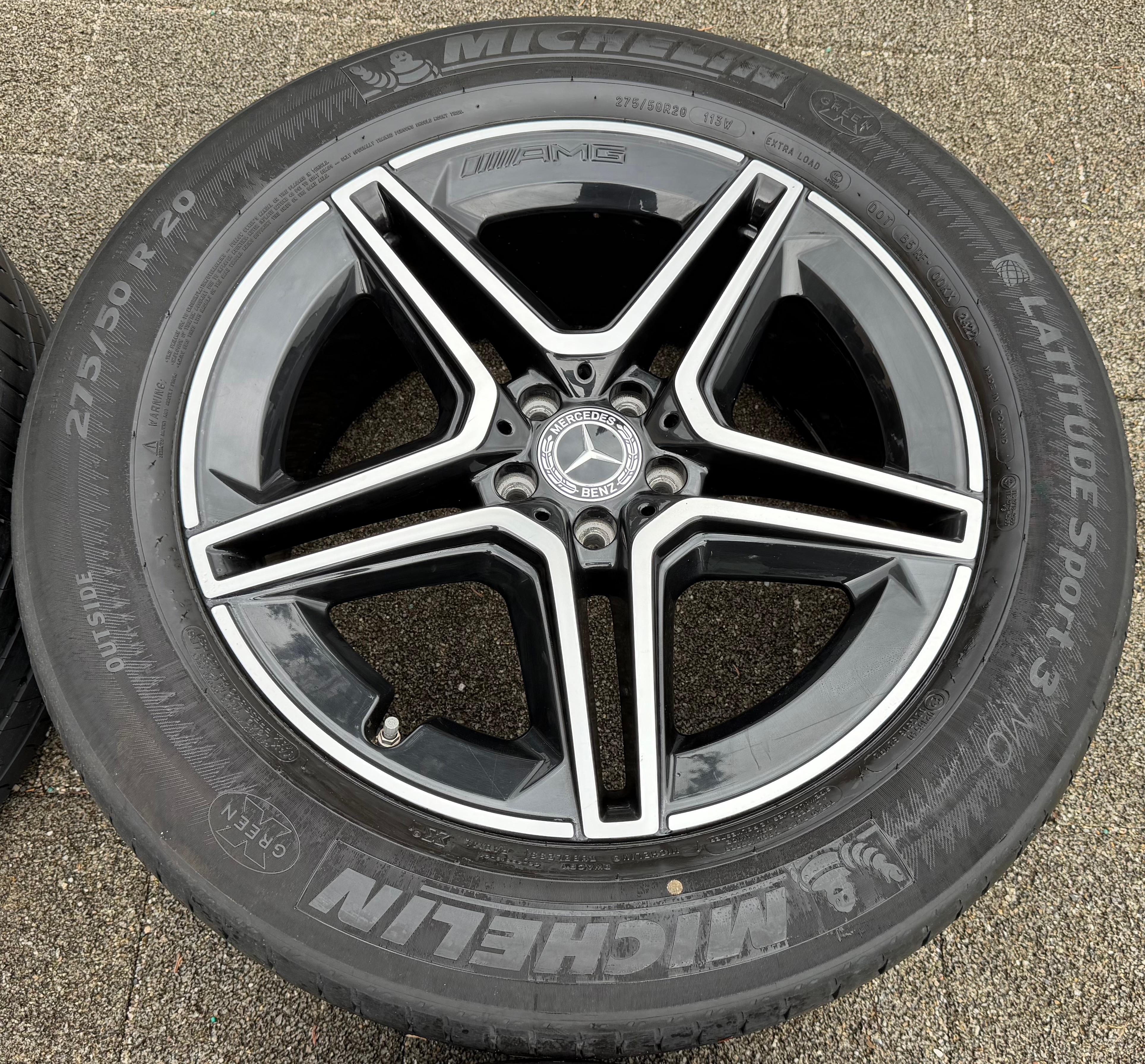 4 Original 20" Alufelgen Mercedes GLE W167 V167 C167 A1674013200 A1674013300