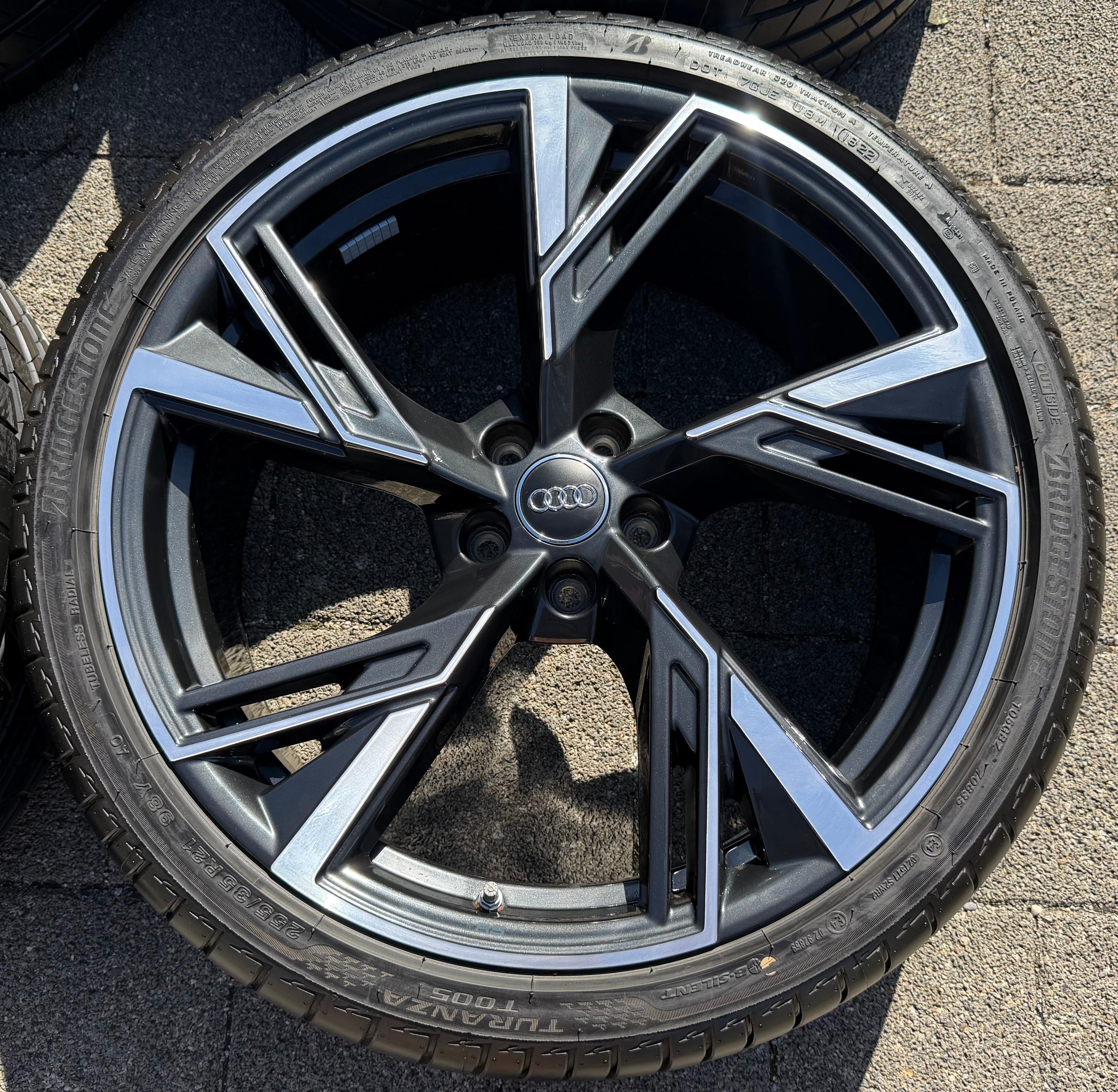 4 Original 21" Alu Sommerräder AUDI A7 S7 4K F2 4K8601025AR 255/35R21 98Y 2022