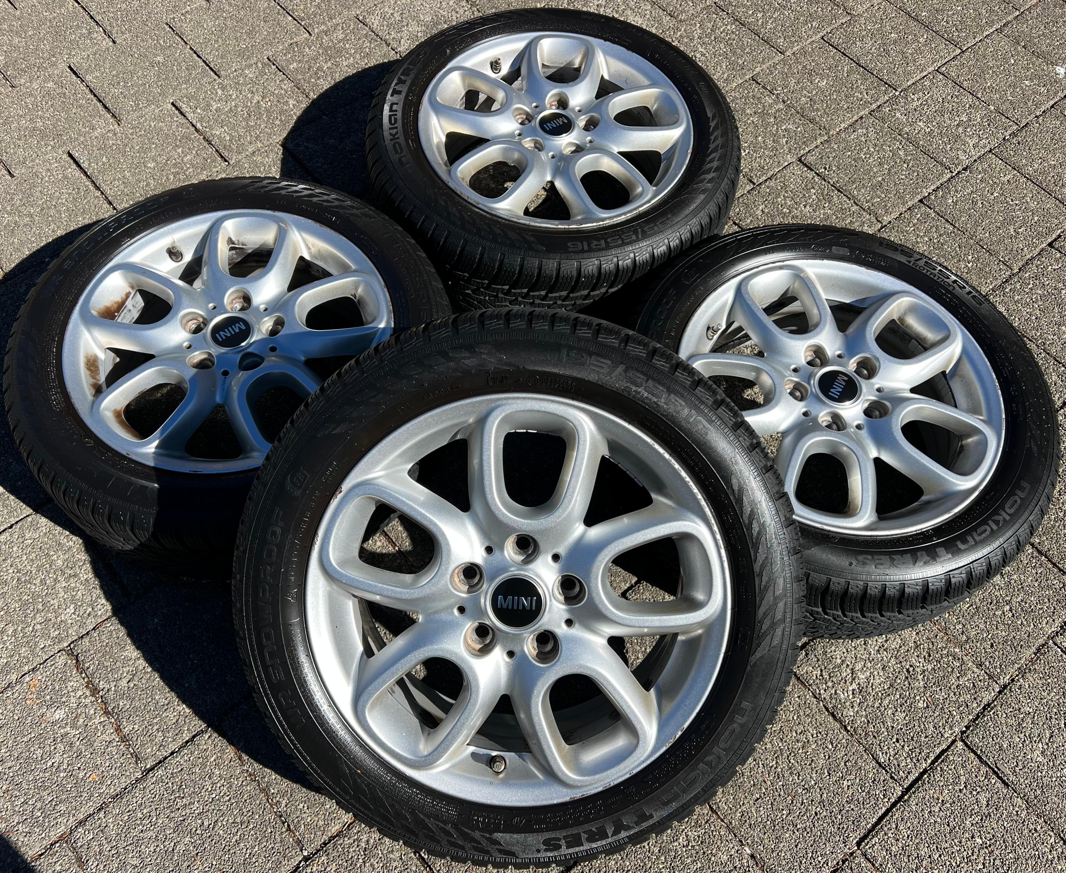 4 ORIGINAL ALU WINTERRÄDER MINI COOPER F55 F56 F57 6855103 LOOP SPOKE 494 RDKS