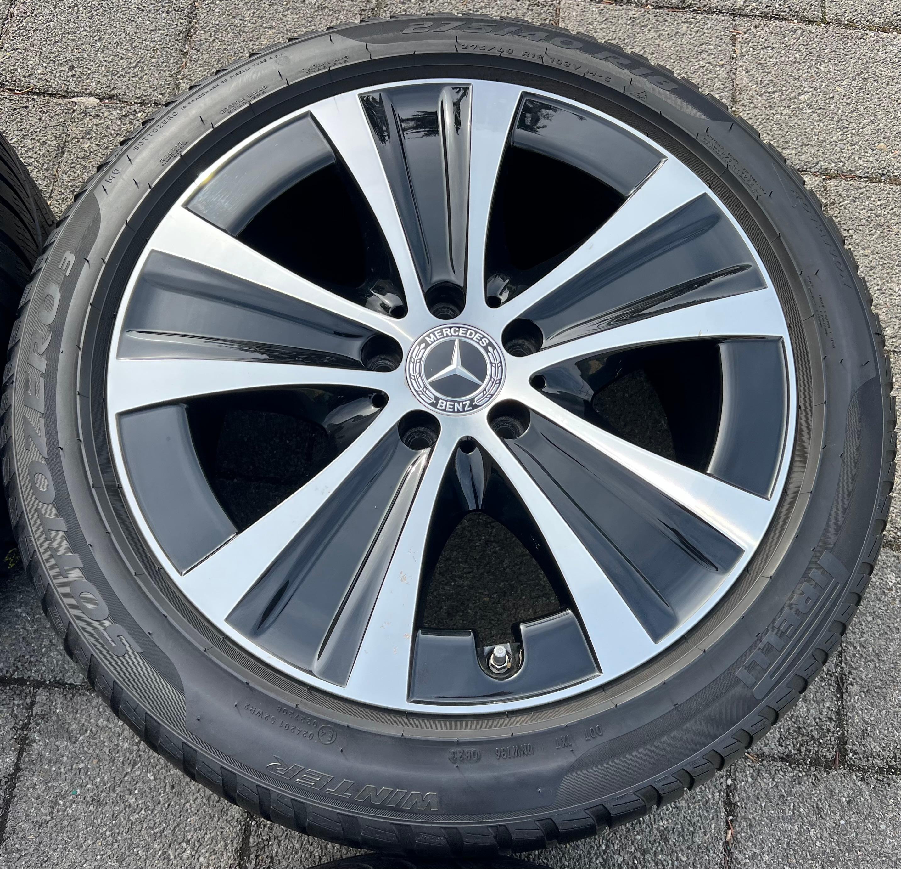 4 ORIGINAL 18" ALUFELGEN MERCEDES E-KLASSE W213 8x18 ET43 9x19 ET52,5 FREIHAUS