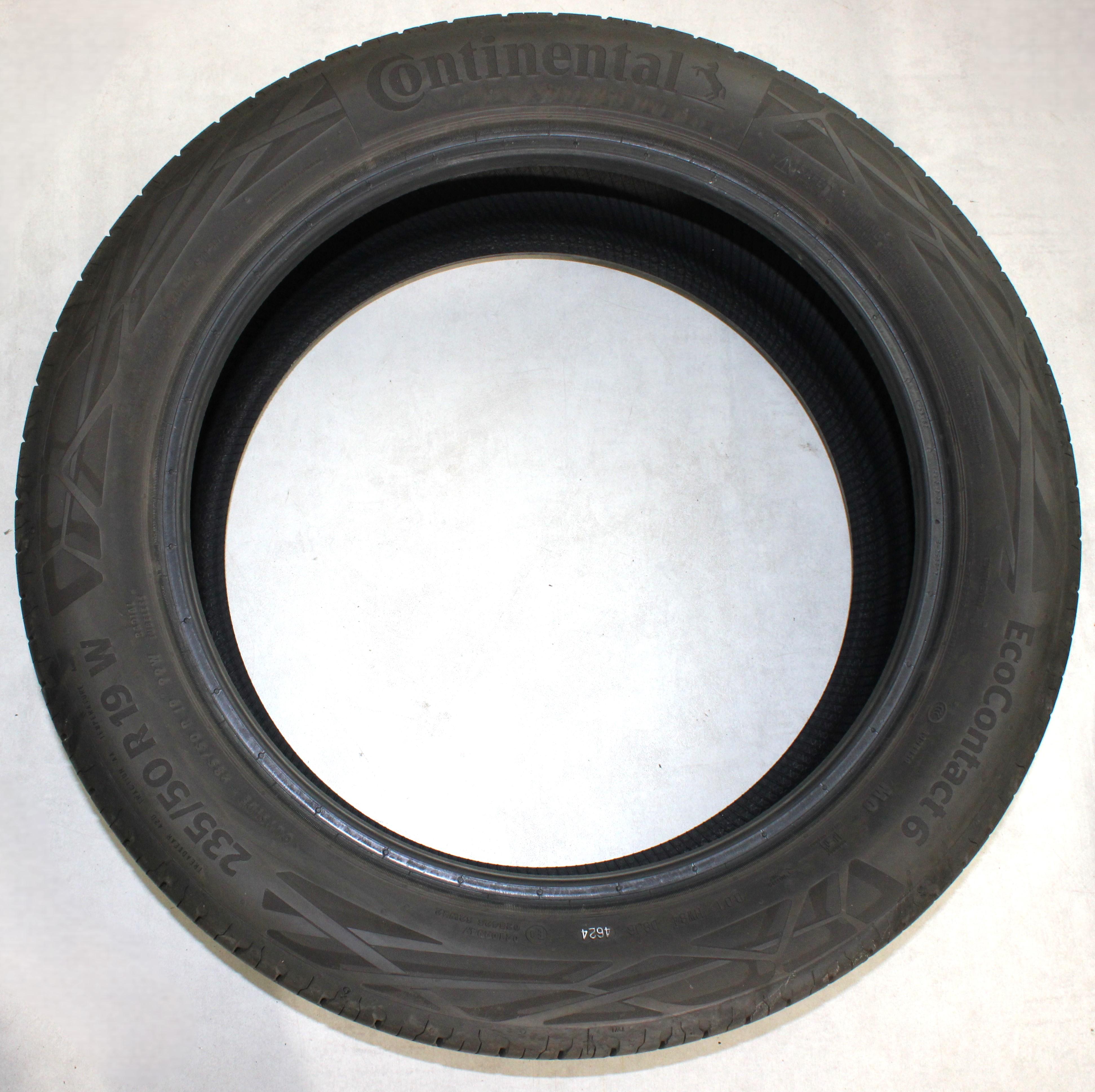 4 neumáticos de verano Continental Eco Contact 6 MO, 235/50R19 99W, 2x5-5,5 mm/2x5,5-6 mm, 2024