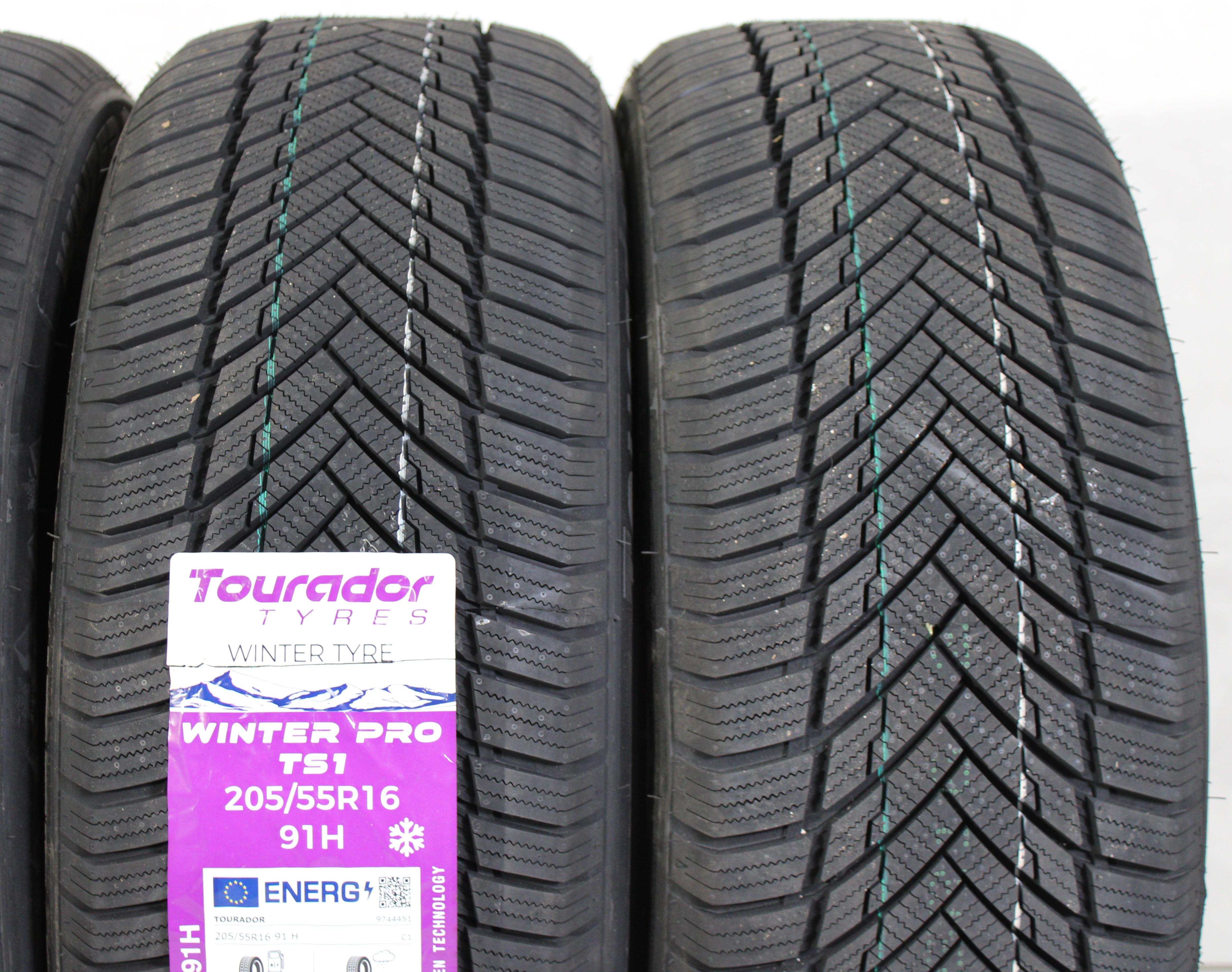 4 x 205/55R16 91H Winterreifen Tourador Winter Pro TS1 2023