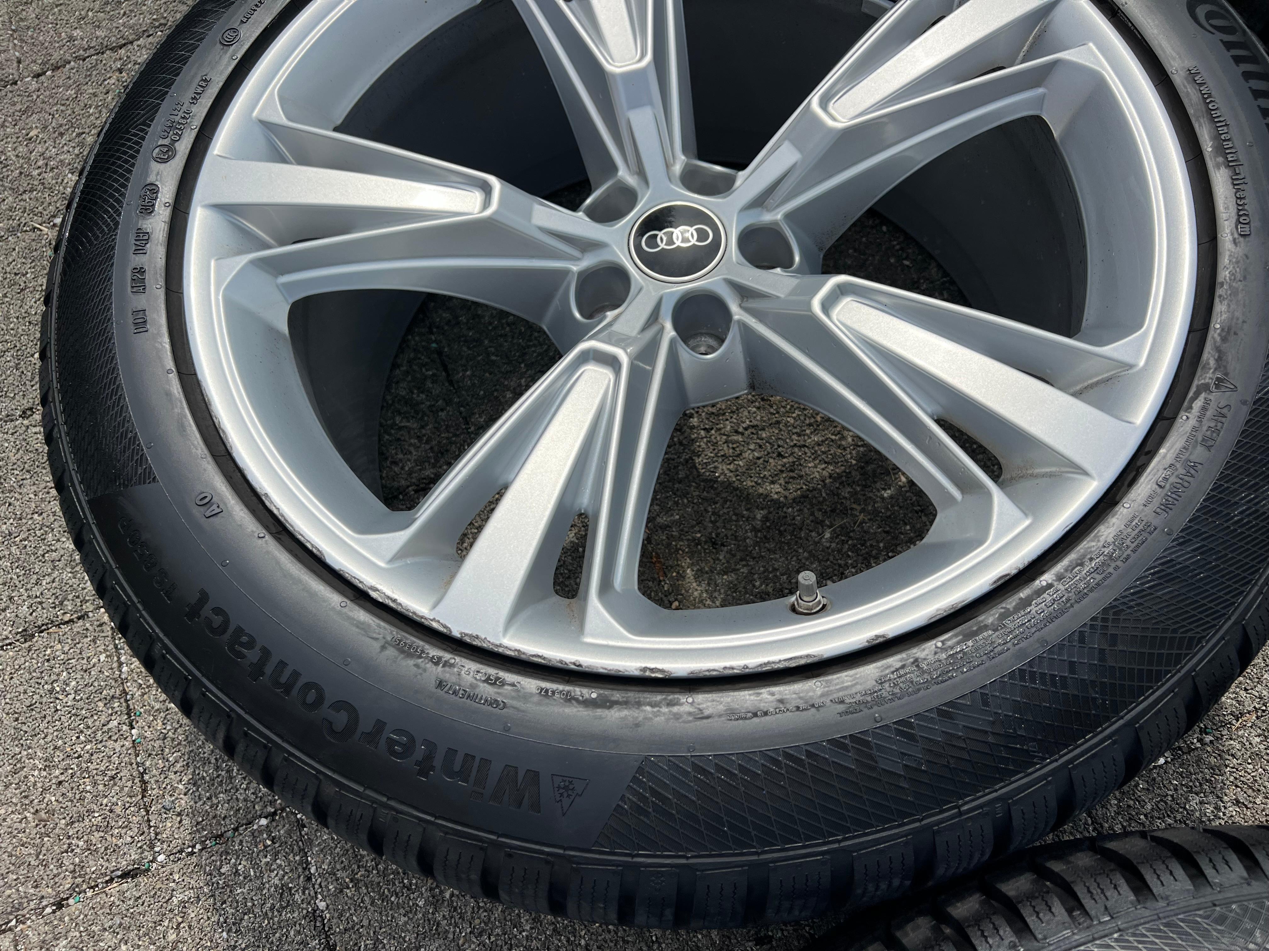 4 ORIGINAL 21" ALU WINTERRÄDER AUDI Q8 SQ8 4M 4M8601025H 285/45R21 113V CONTINENTAL FREIHAUS