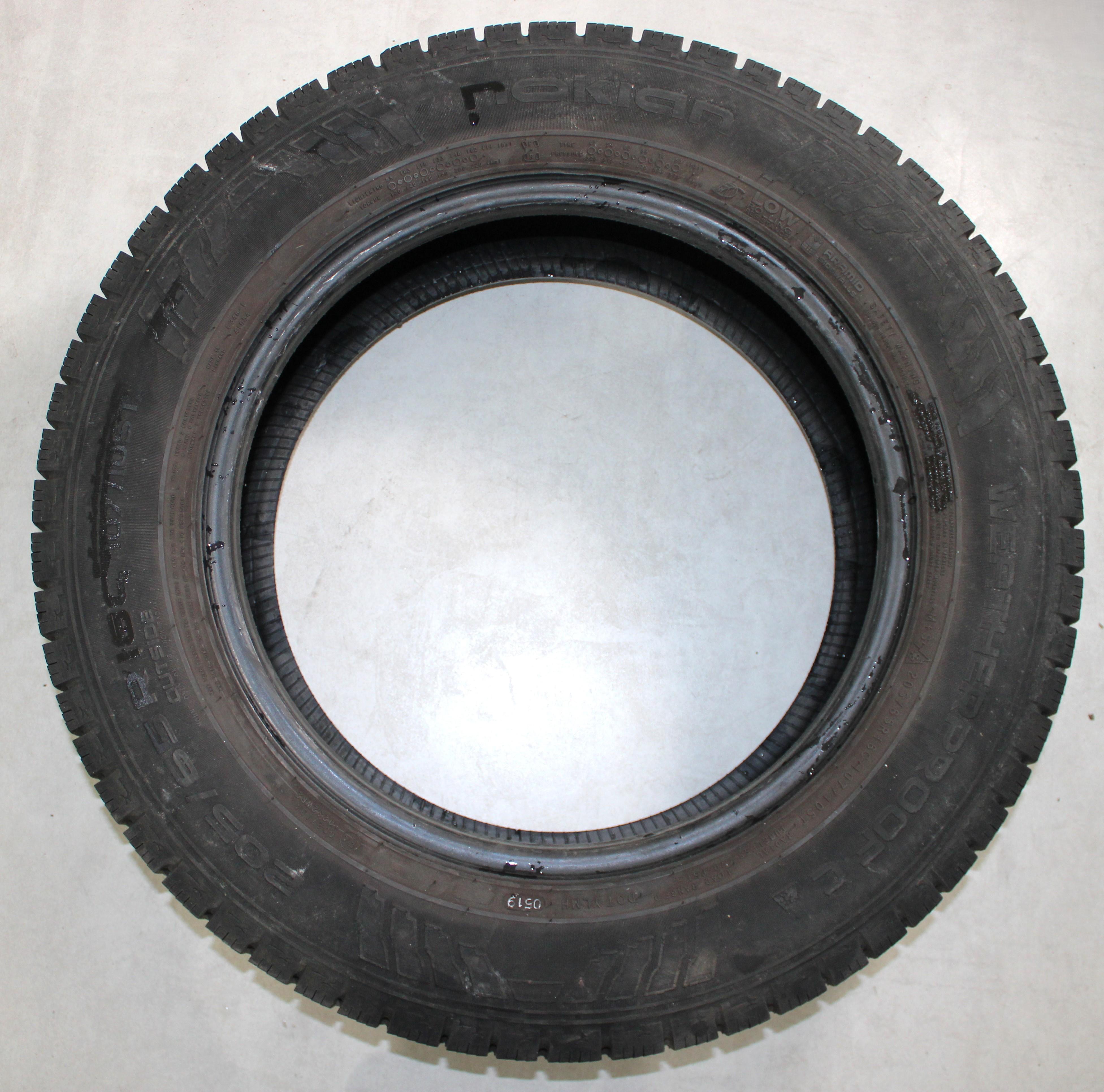 1 x 205/65R16C 107/105T Ganzjahresreifen Nokian Weatherproof C 6,5-7mm 2019