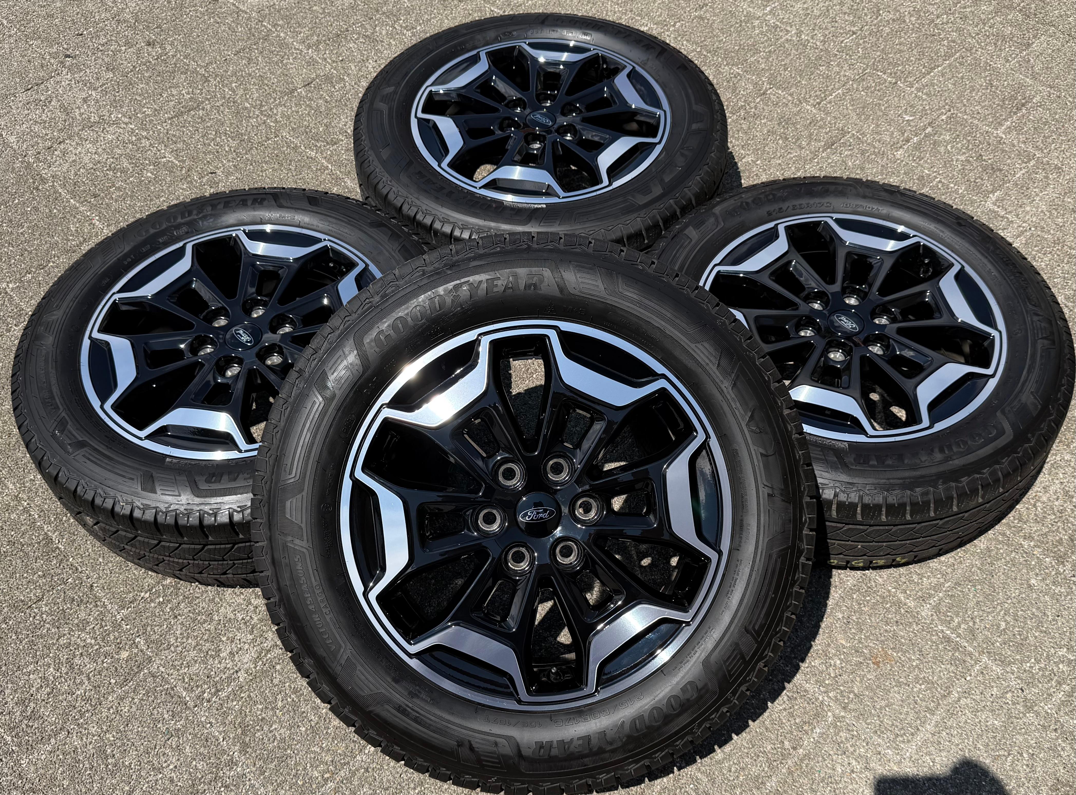 4 ORIGINAL 17" ALU ALLWETTERRÄDER FORD TRANSIT TOURNEO CUSTOM NXN 2025 RDKS