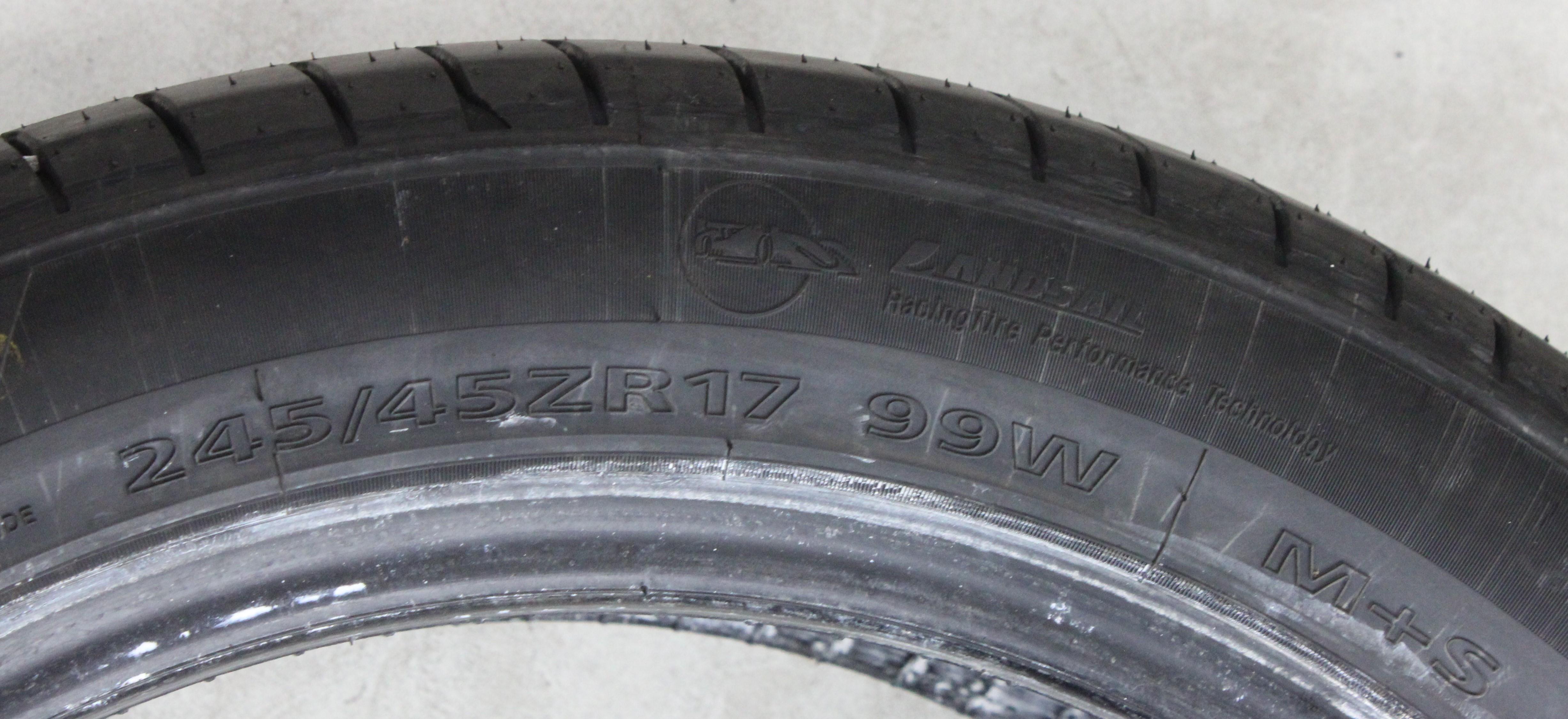 2 x 245/45R17 99W Sommerreifen Landsail RapidDragon Volles Profil 2024