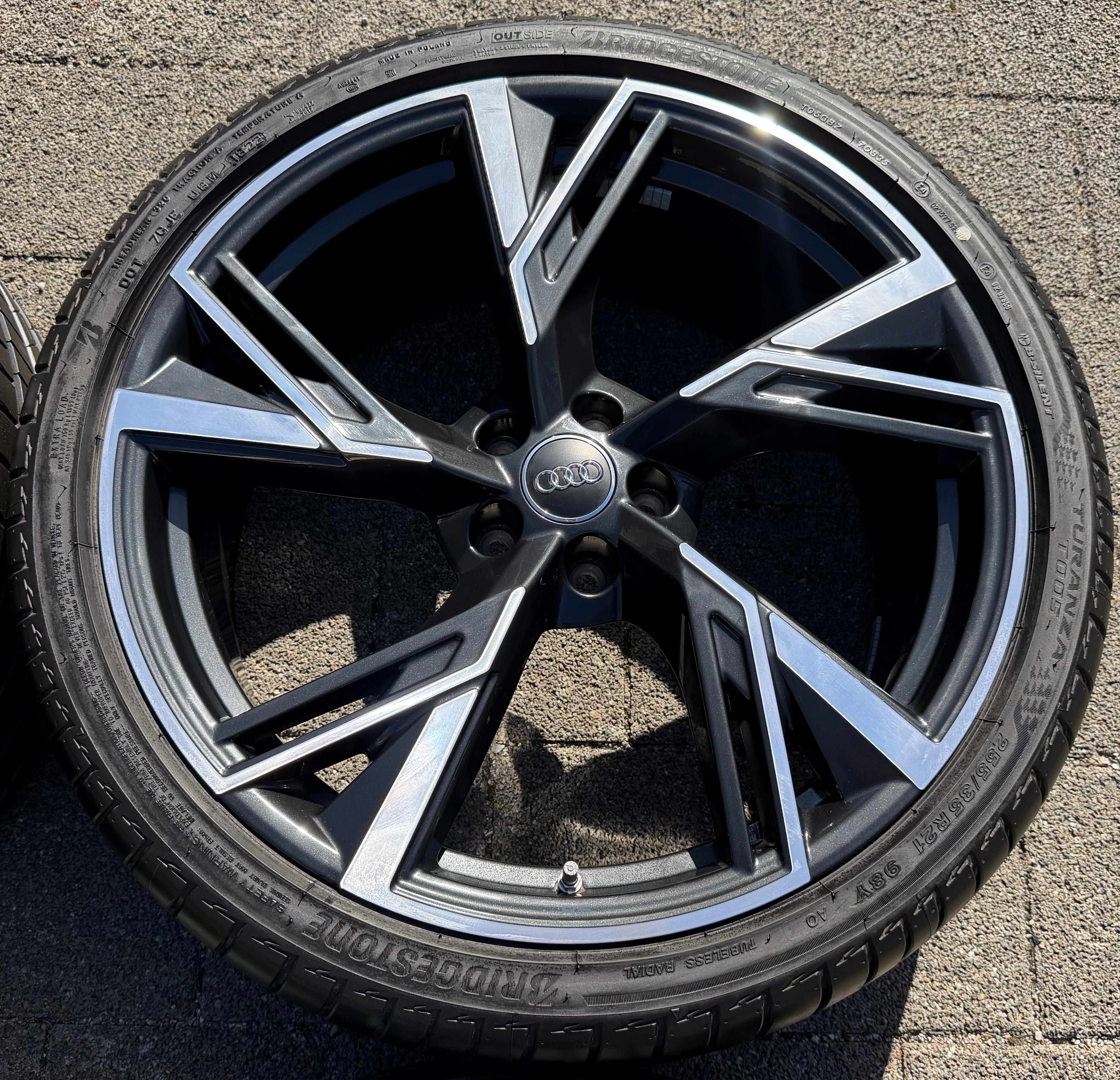 4 Original 21" Alu Sommerräder AUDI A7 S7 4K F2 4K8601025AR 255/35R21 98Y 2022