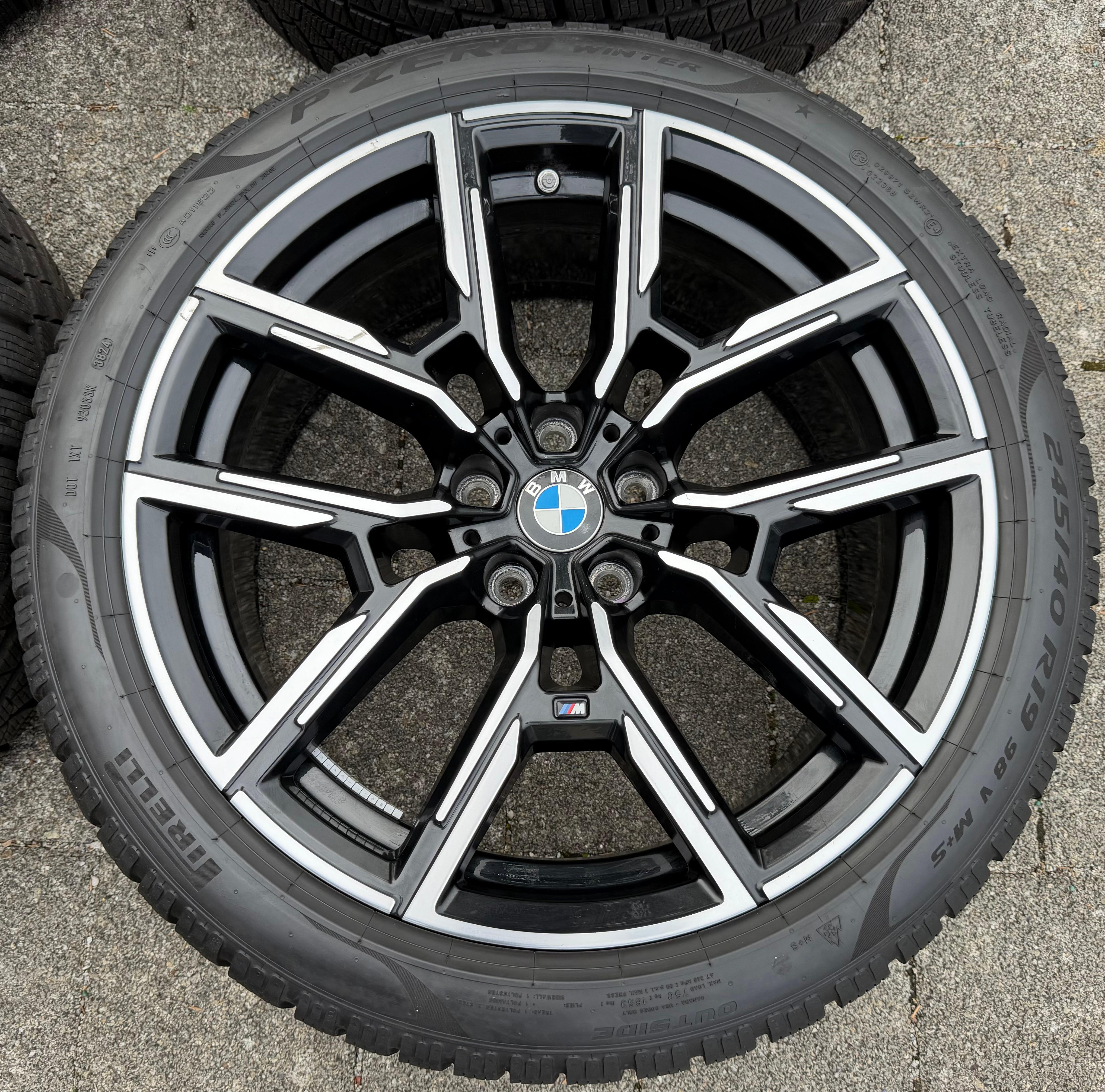 4 originele 19" lichtmetalen winterwielen BMW 4-serie Gran Coupé G26 i4 STYLING 859M M859