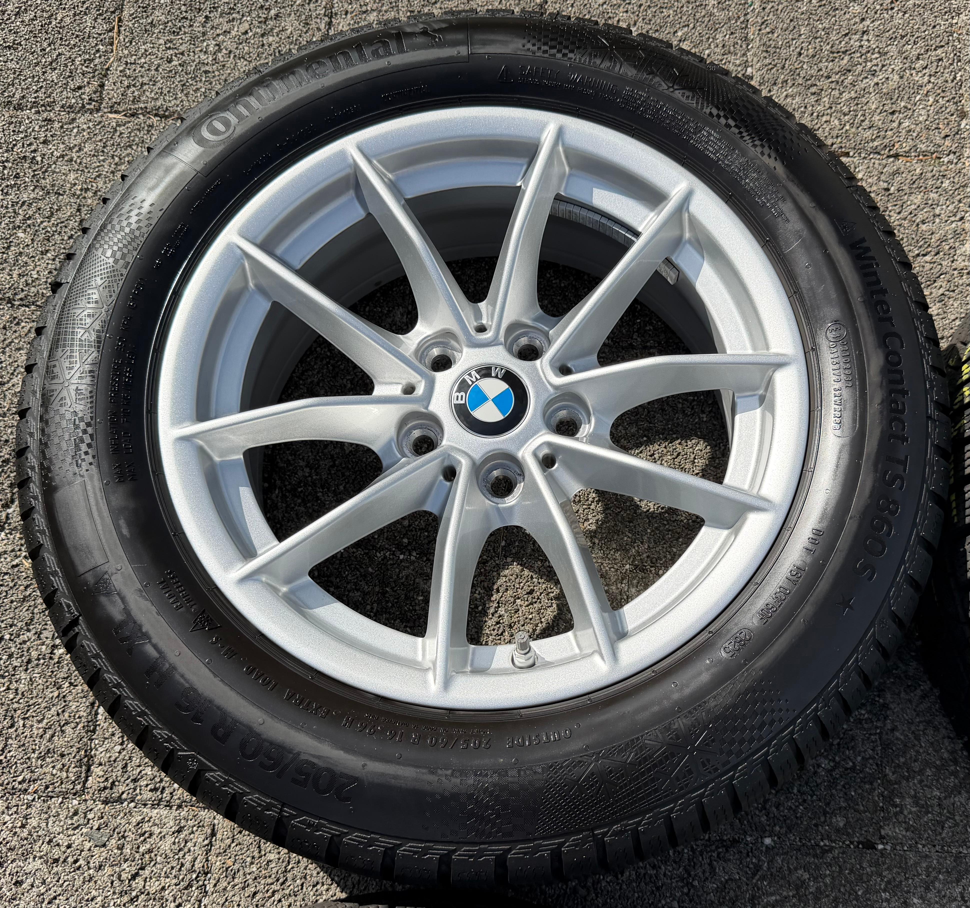 4 Original 16" Alu Winterräder BMW 3er Reihe G20 G21 205/60R16 96H RDKS 2025