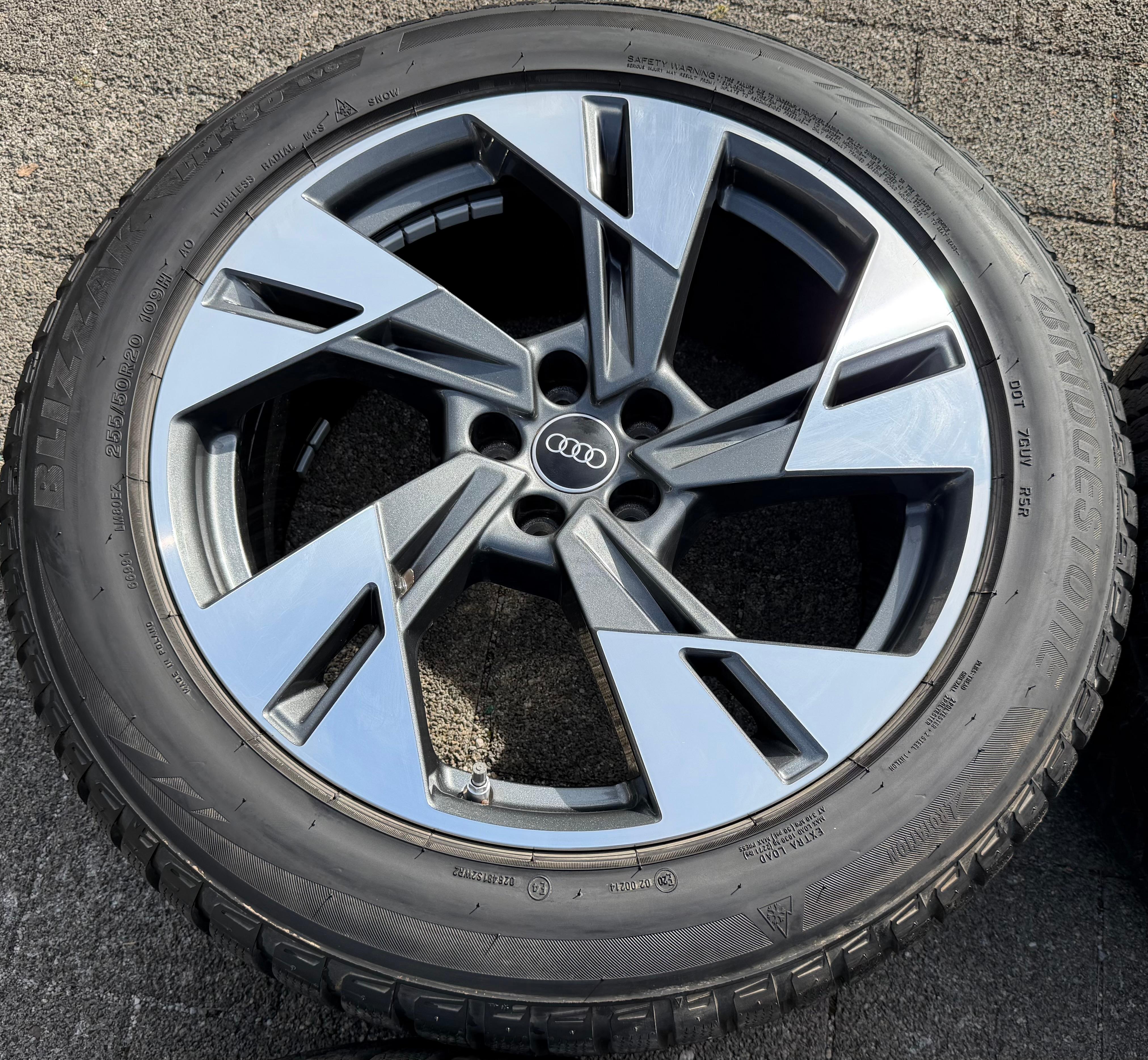 4 ORIGINAL 20" ALU WINTERRÄDER AUDI E-TRON Q8 ETRON 4KE601025T 255/50R20 109H