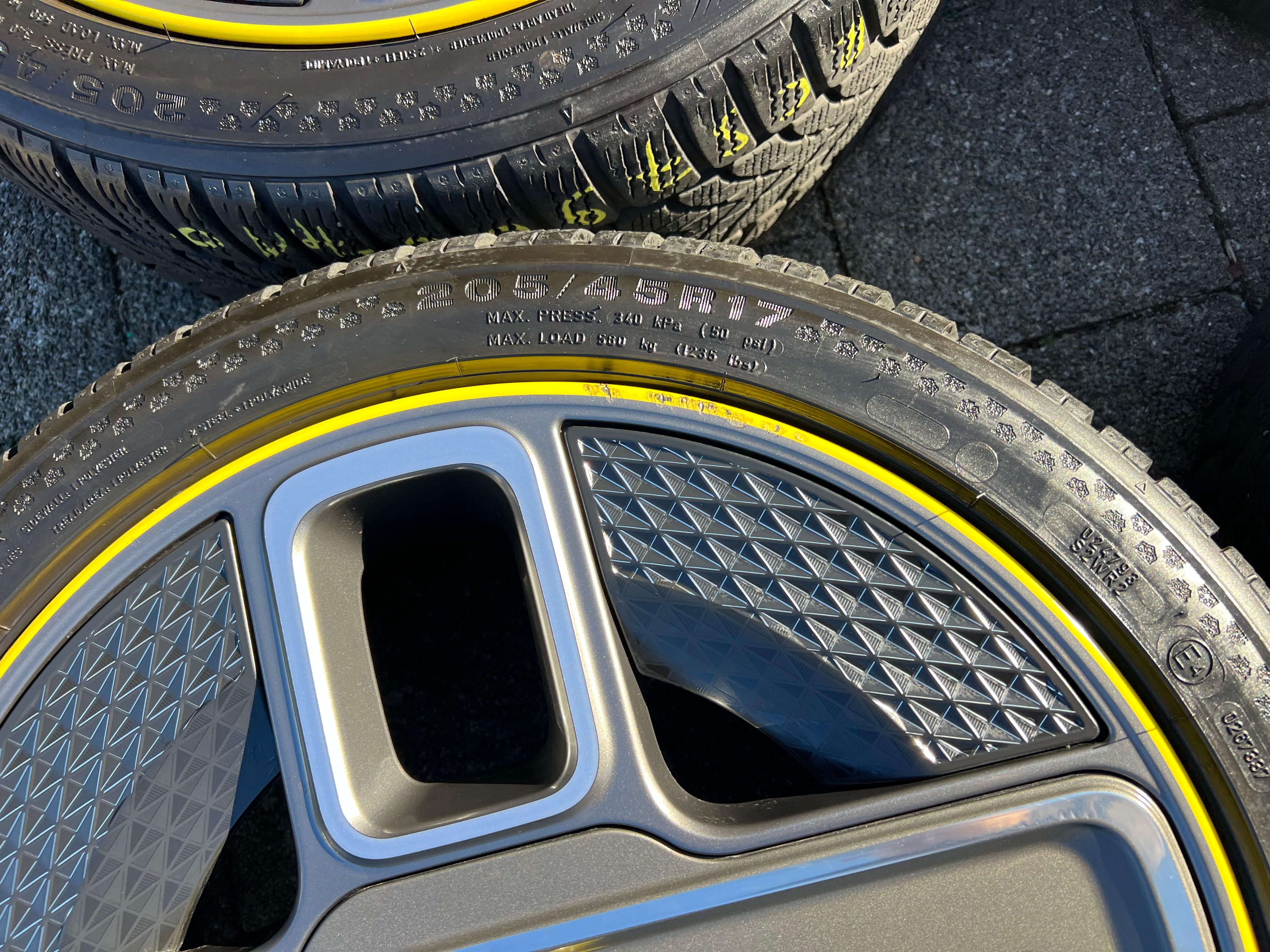 4 ROUES D'HIVER ORIGINALES 17" EN ALUMINIUM MINI F55 F56 F57 ELECTRIC POWER SPOKE 737 6889171
