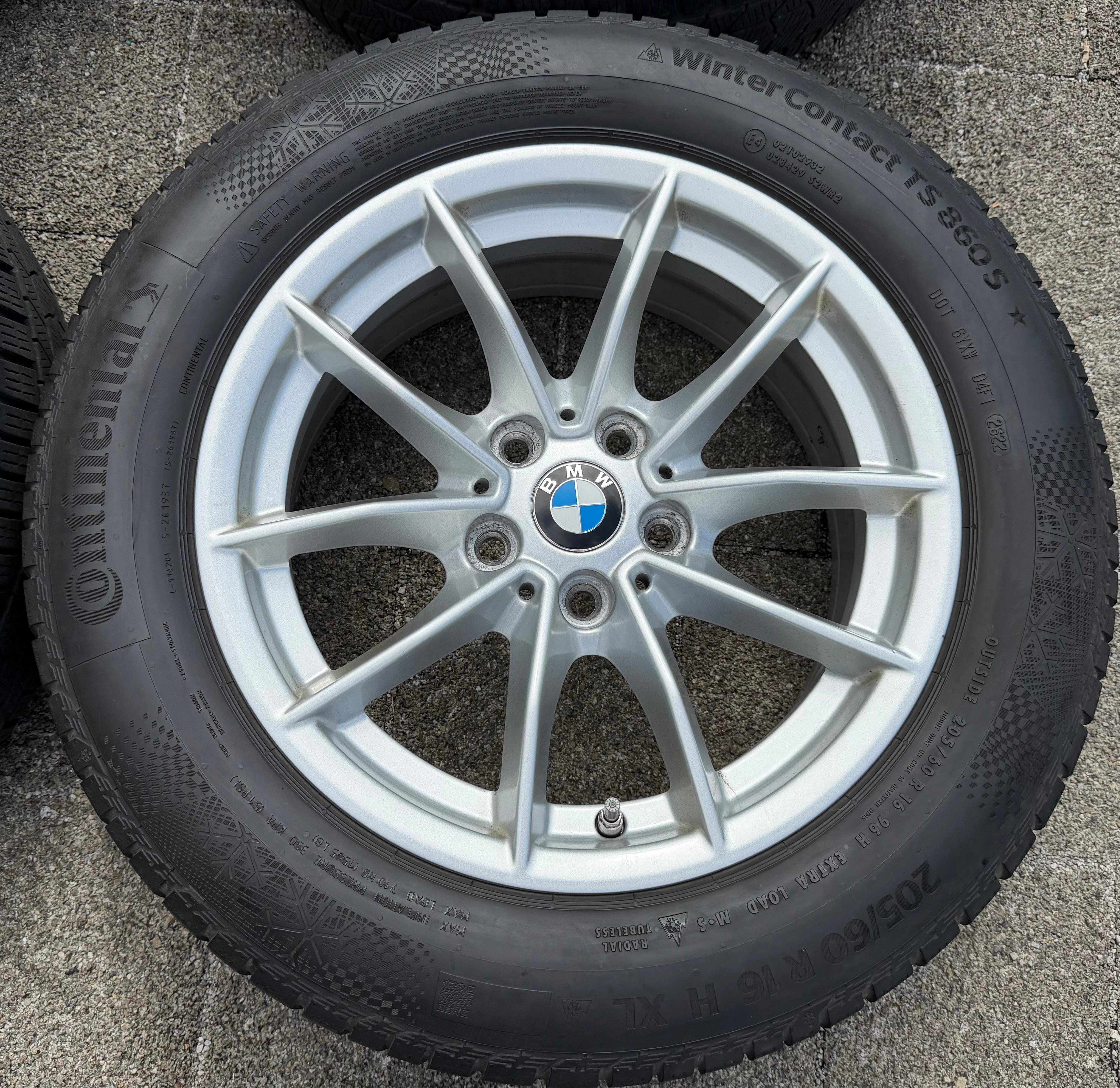4 Original 16" Alu Winterräder BMW 3er Reihe G20 G21 205/60R16 96H RDKS 2022