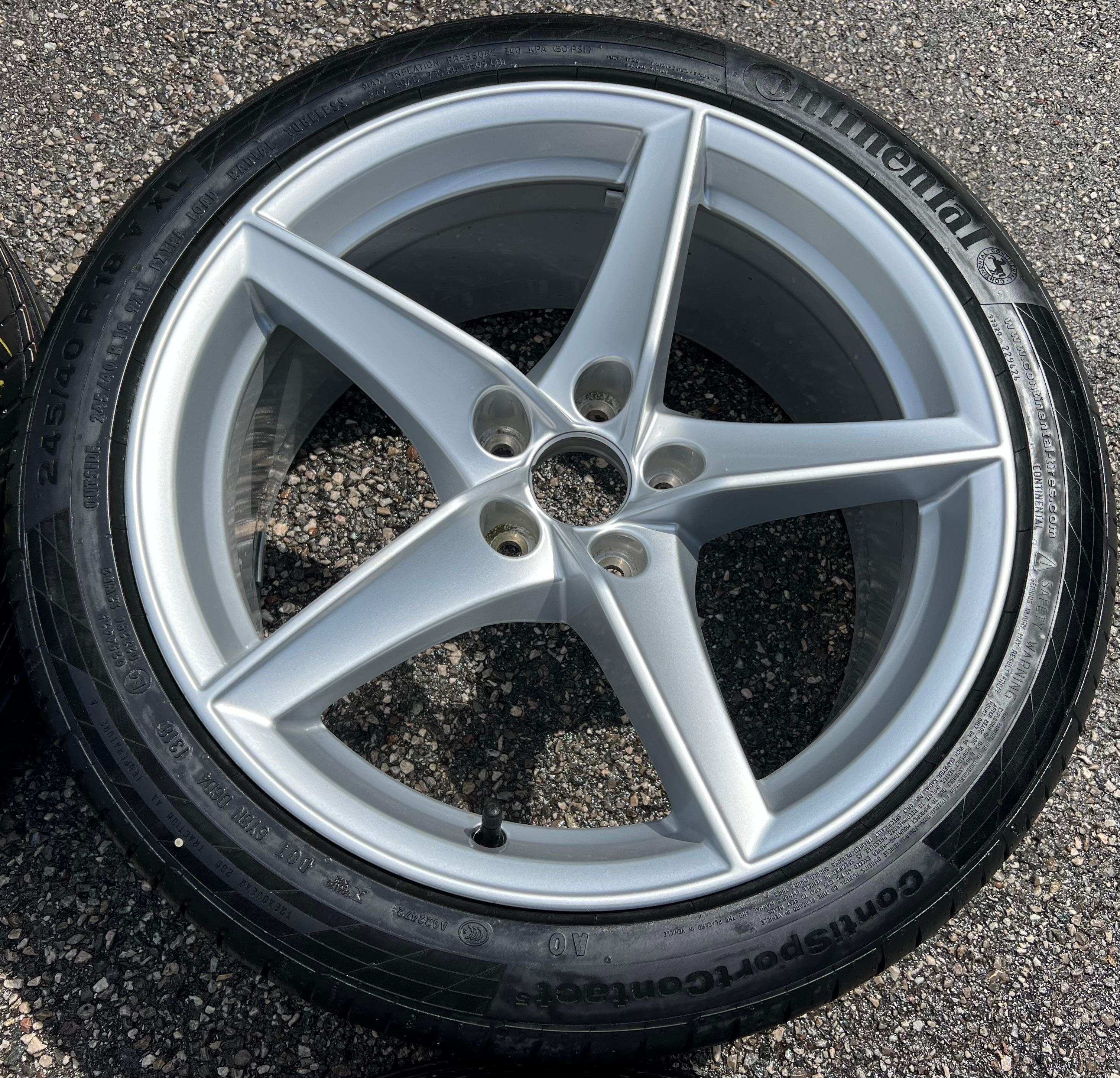 4 ROUES D'ÉTÉ ORIGINALES 18" EN ALU AUDI A5 S5 8W 8W0601025BG 245/40R18 97Y TOP ✔