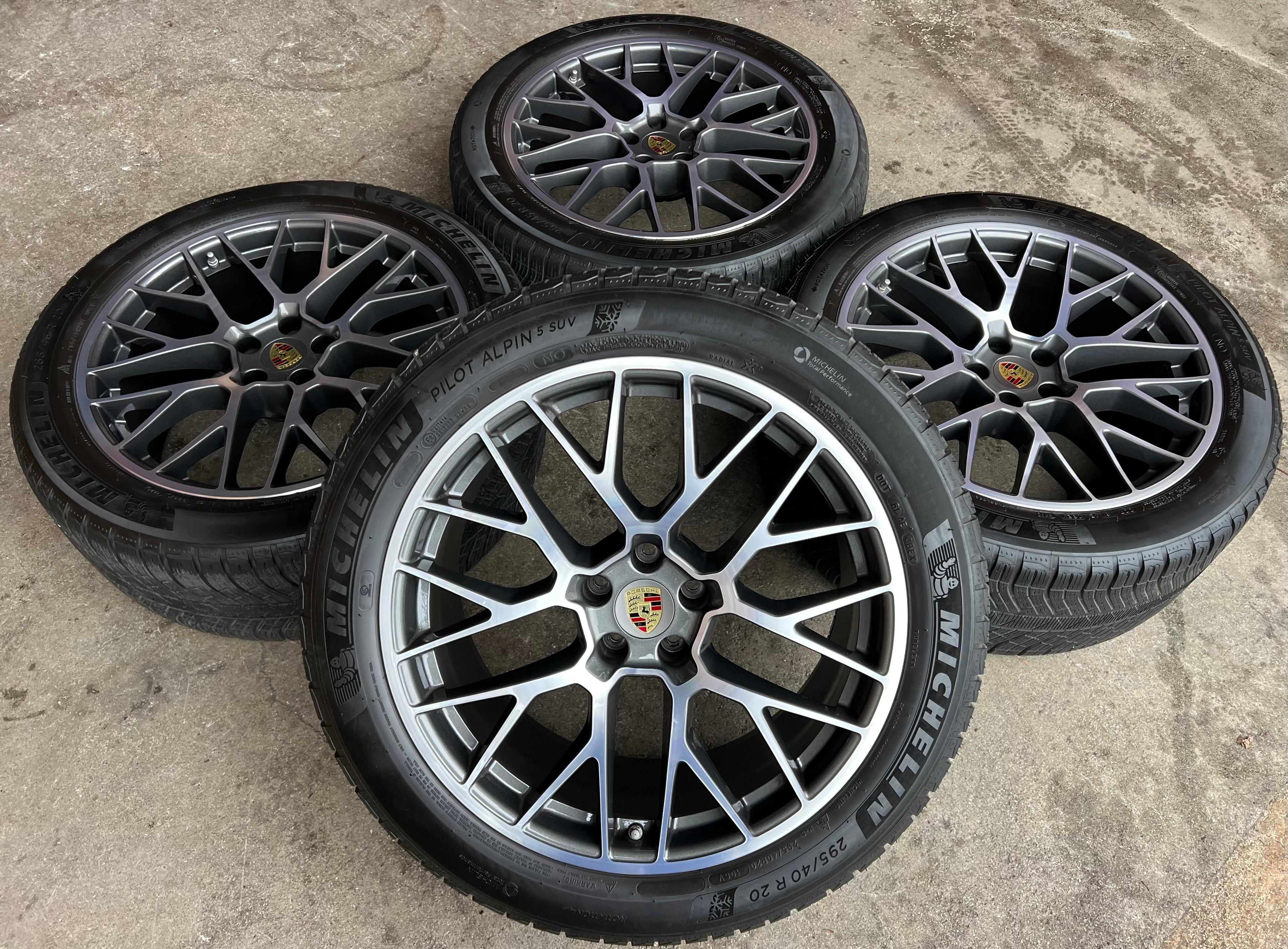 4 ORIGINAL 20" ALUFELGEN PORSCHE MACAN 95B601025DS 95B601025DT RDKS