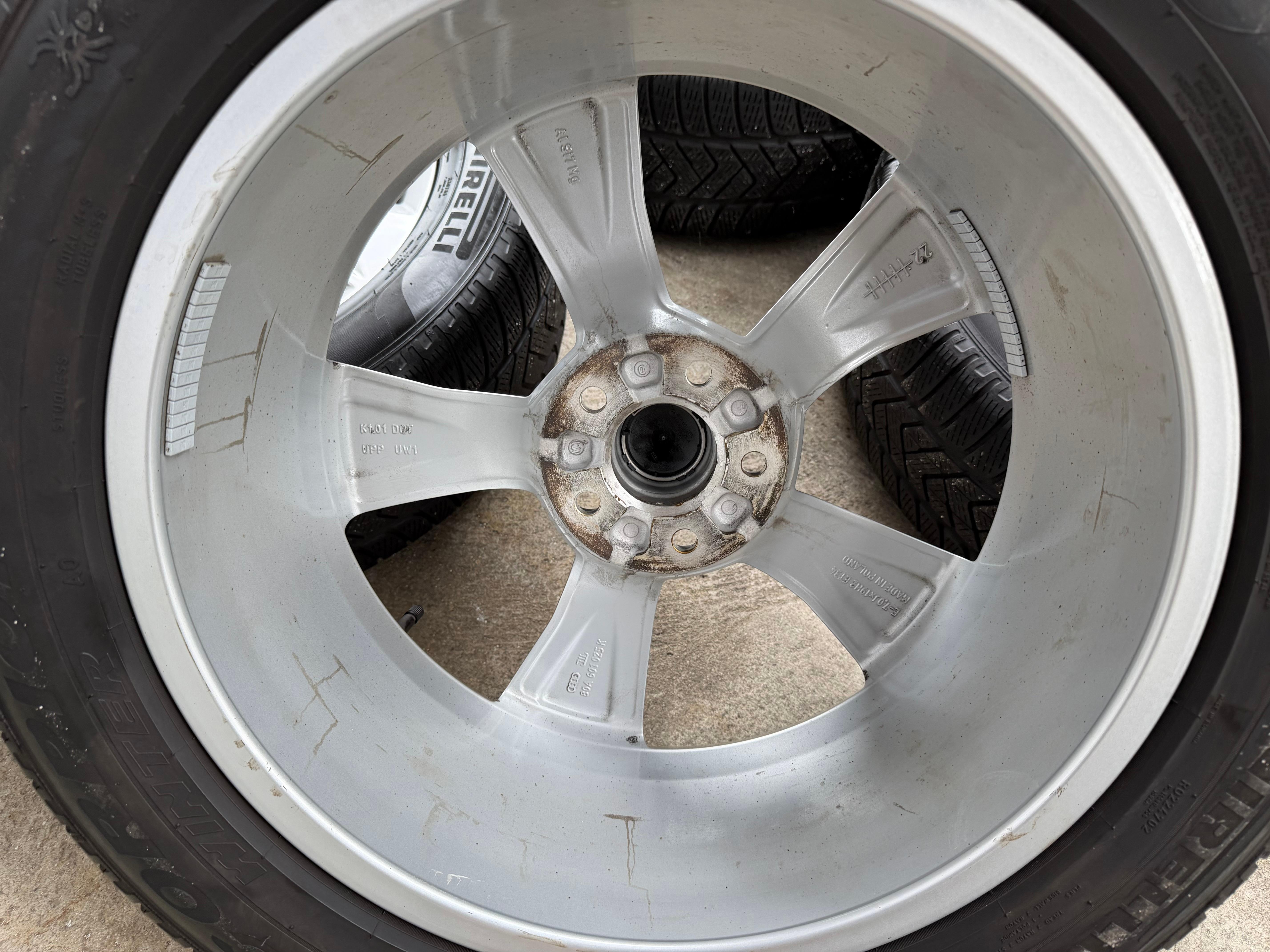 4 Original 19" Alu Winterräder Audi Q5 SQ5 FY 80A601025K 235/55R19 101H Pirelli