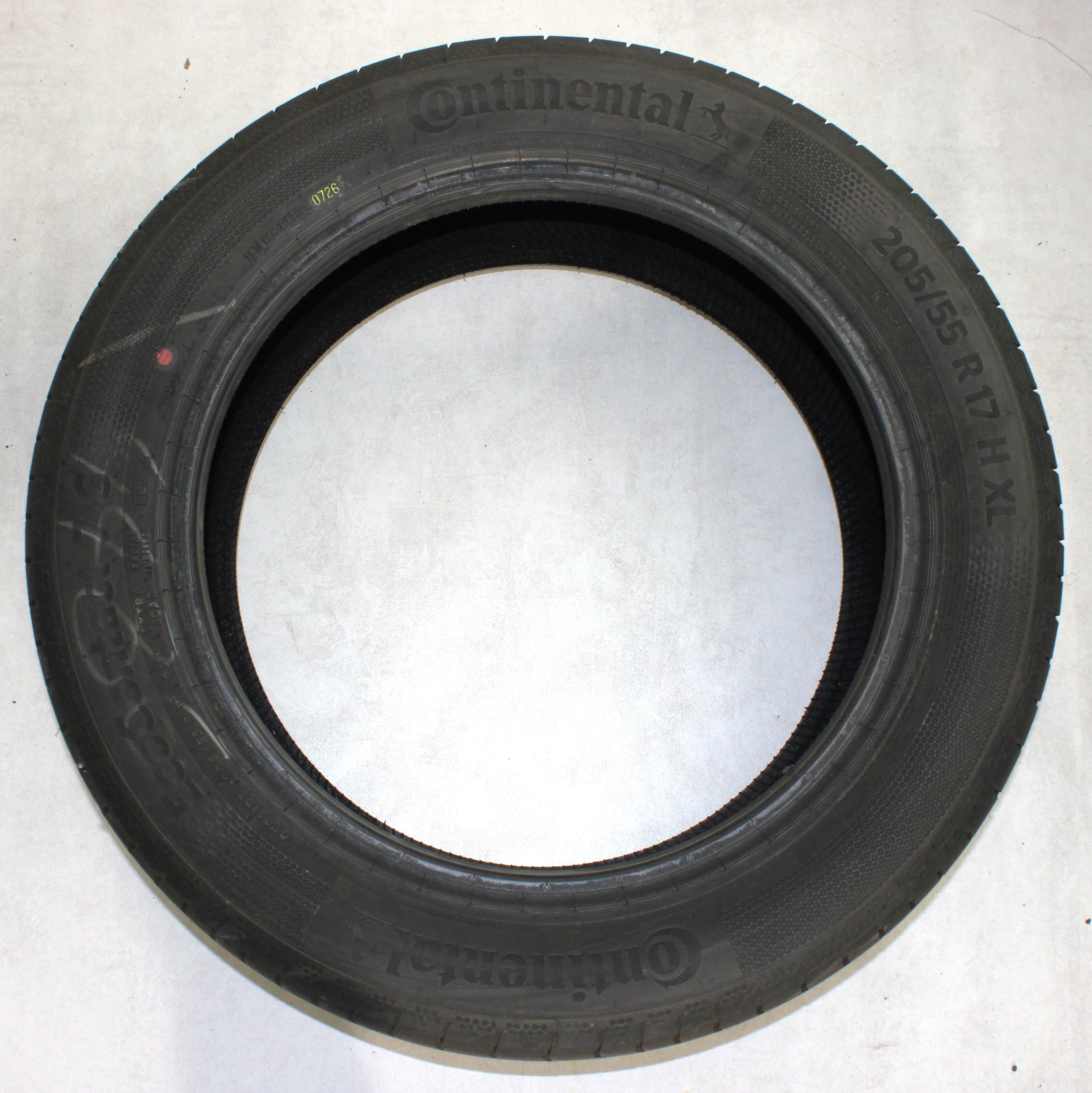 4 x 205/55R17 95H Sommerreifen Continental Eco Contact 7S Volles Profil 2026 XL