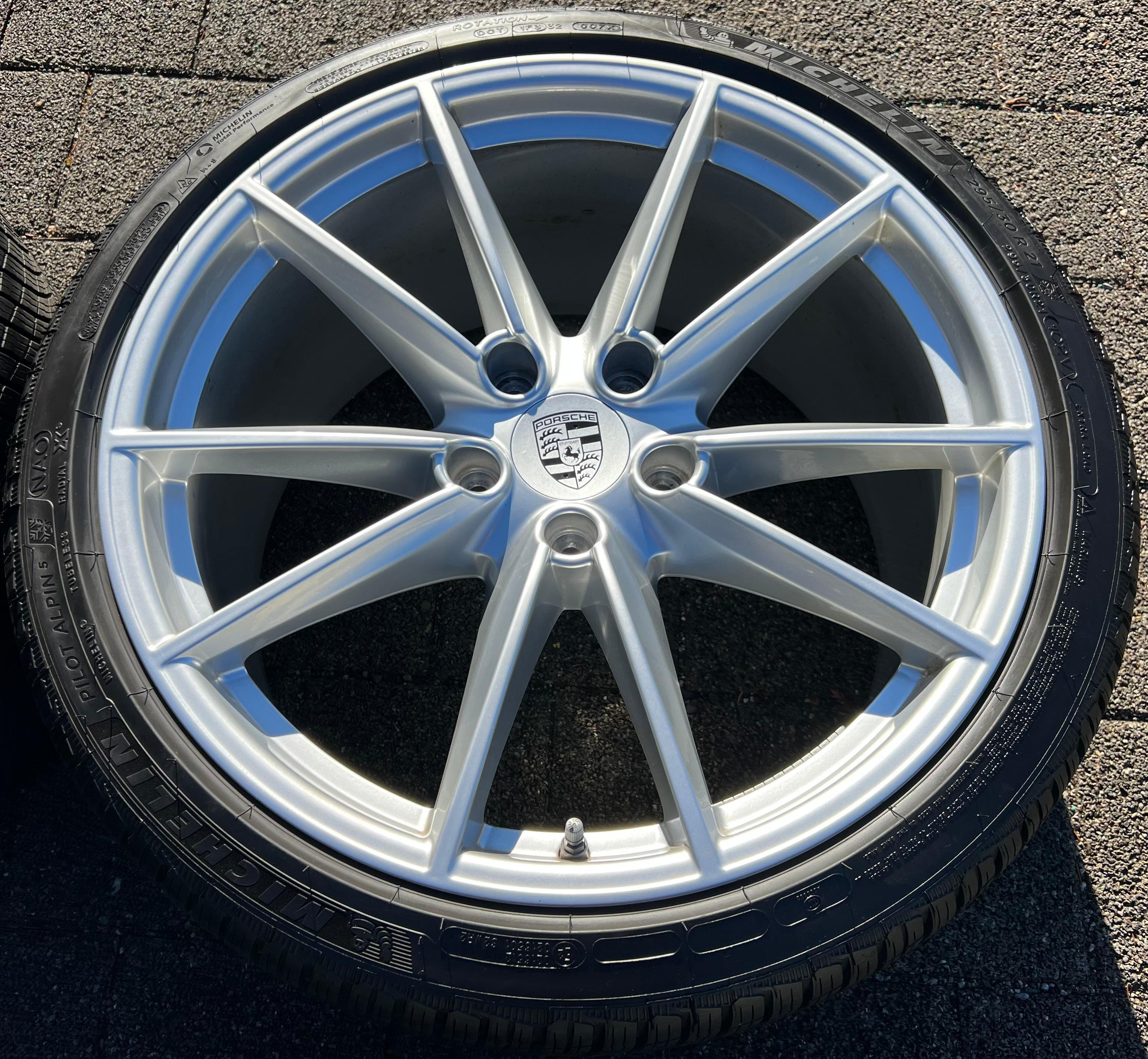 4 ORIGINAL 20" 21" ALU WINTERRÄDER PORSCHE 911 992 992601025C 992601025D MICHELIN RDKS