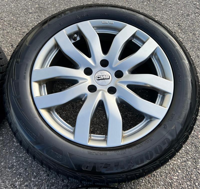 4 ALUMINIUM 17" WINTERWIELEN MERCEDES GLA 245G X156 2017 215/60R17 96H GOODYEAR