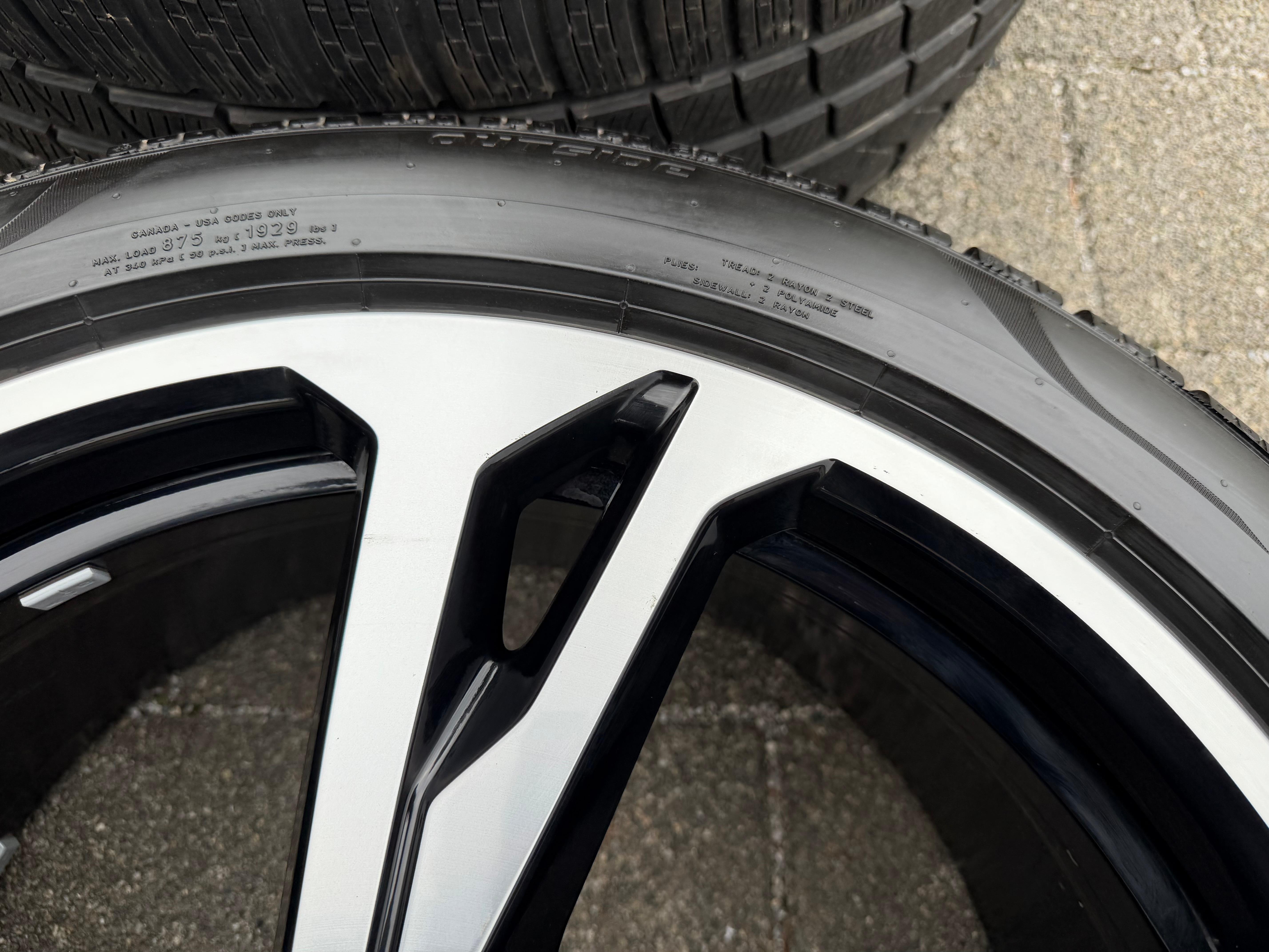 4 ORIGINAL 20" ALU WINTERRÄDER AUDI ETRON E-TRON GT 4J3601025AM 4J3601025AL