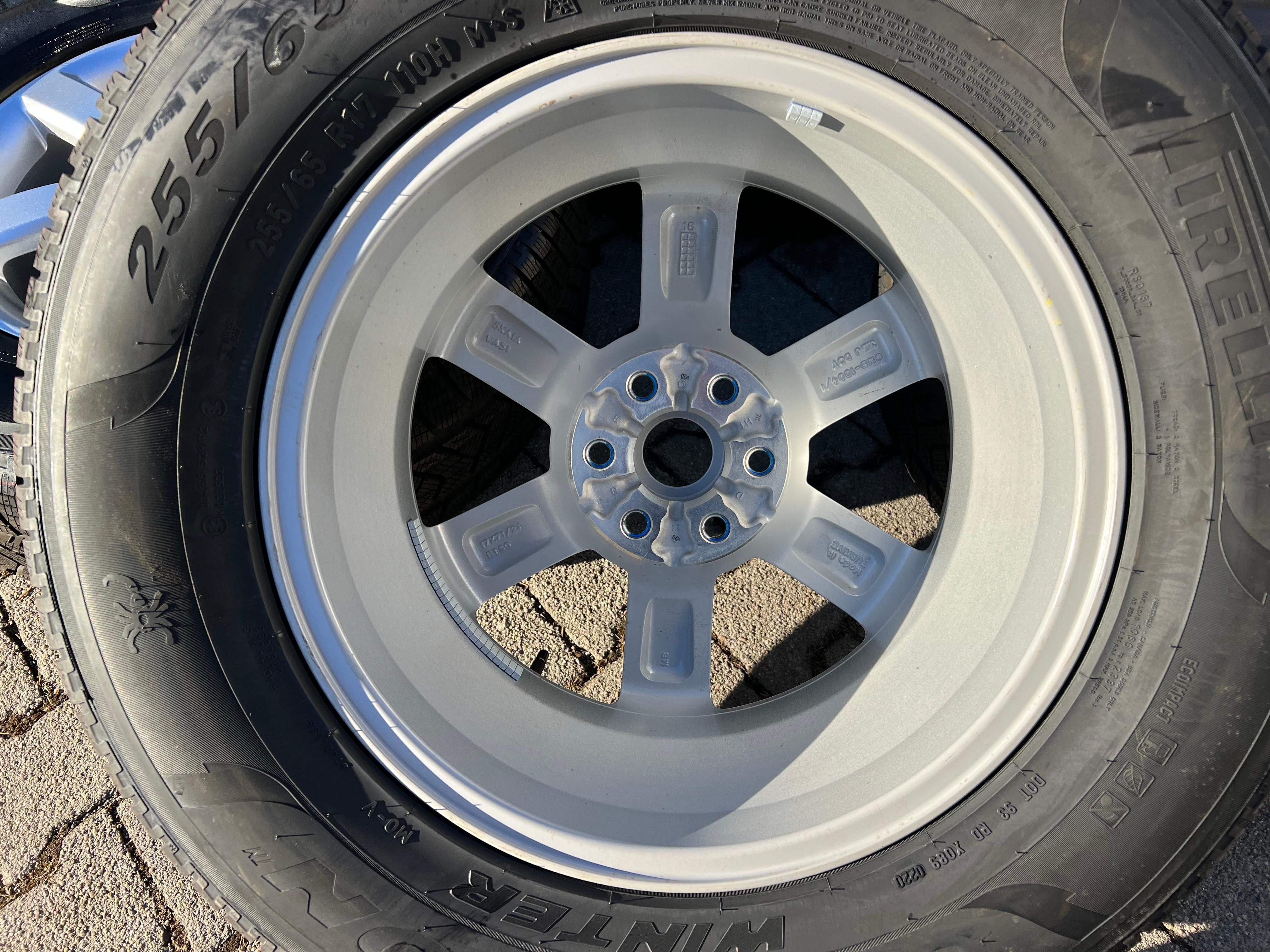 4 ROUES D'HIVER ALU 17" MERCEDES X-CLASS 470 NISSAN NAVARA RENAULT ALASKAN RDKS NEUVES