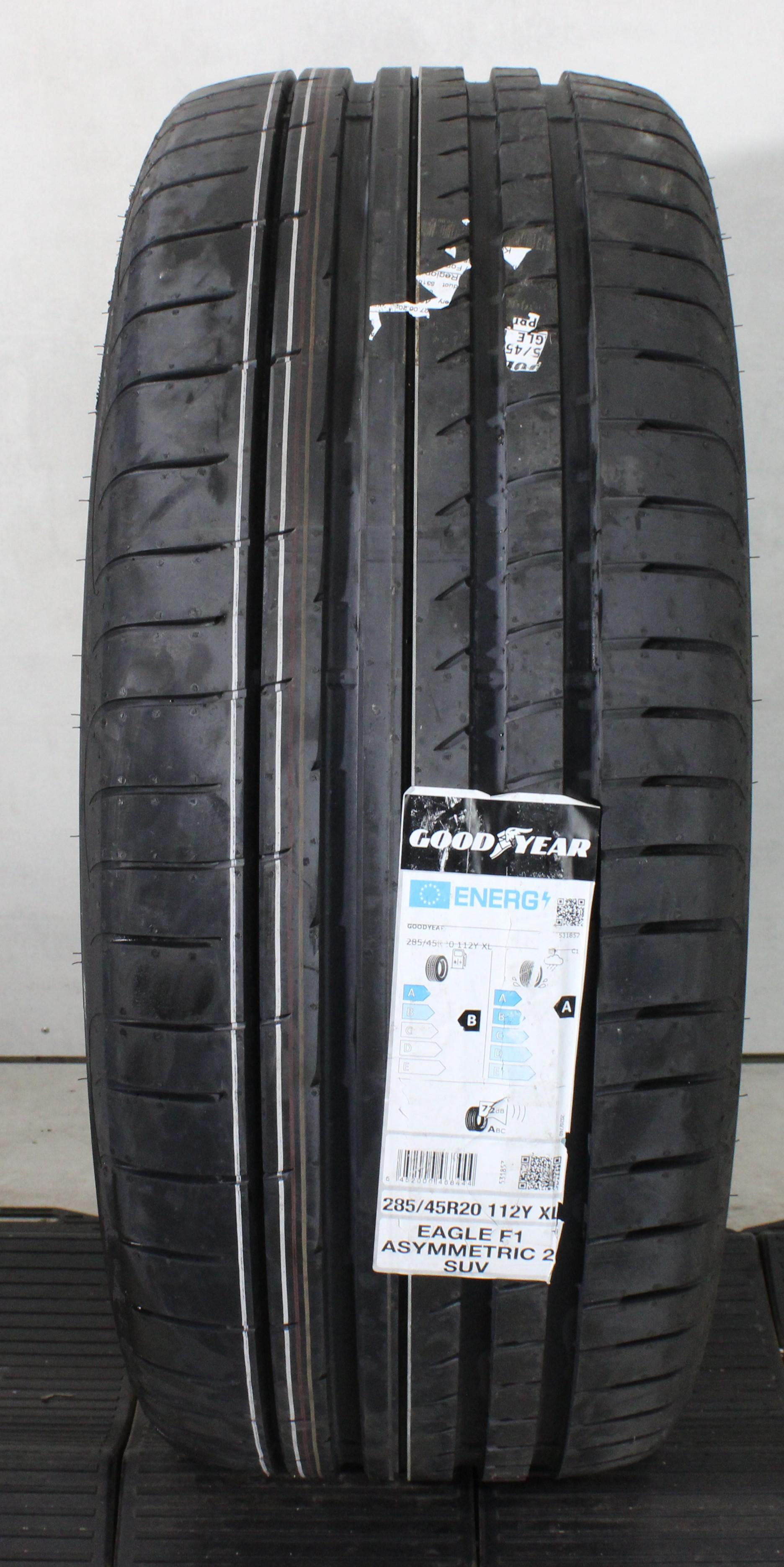 1 x 285/45R20 112Y Sommerreifen Goodyear Eagle F1 Asymmetric 2 SUV.4x4 AO 2022