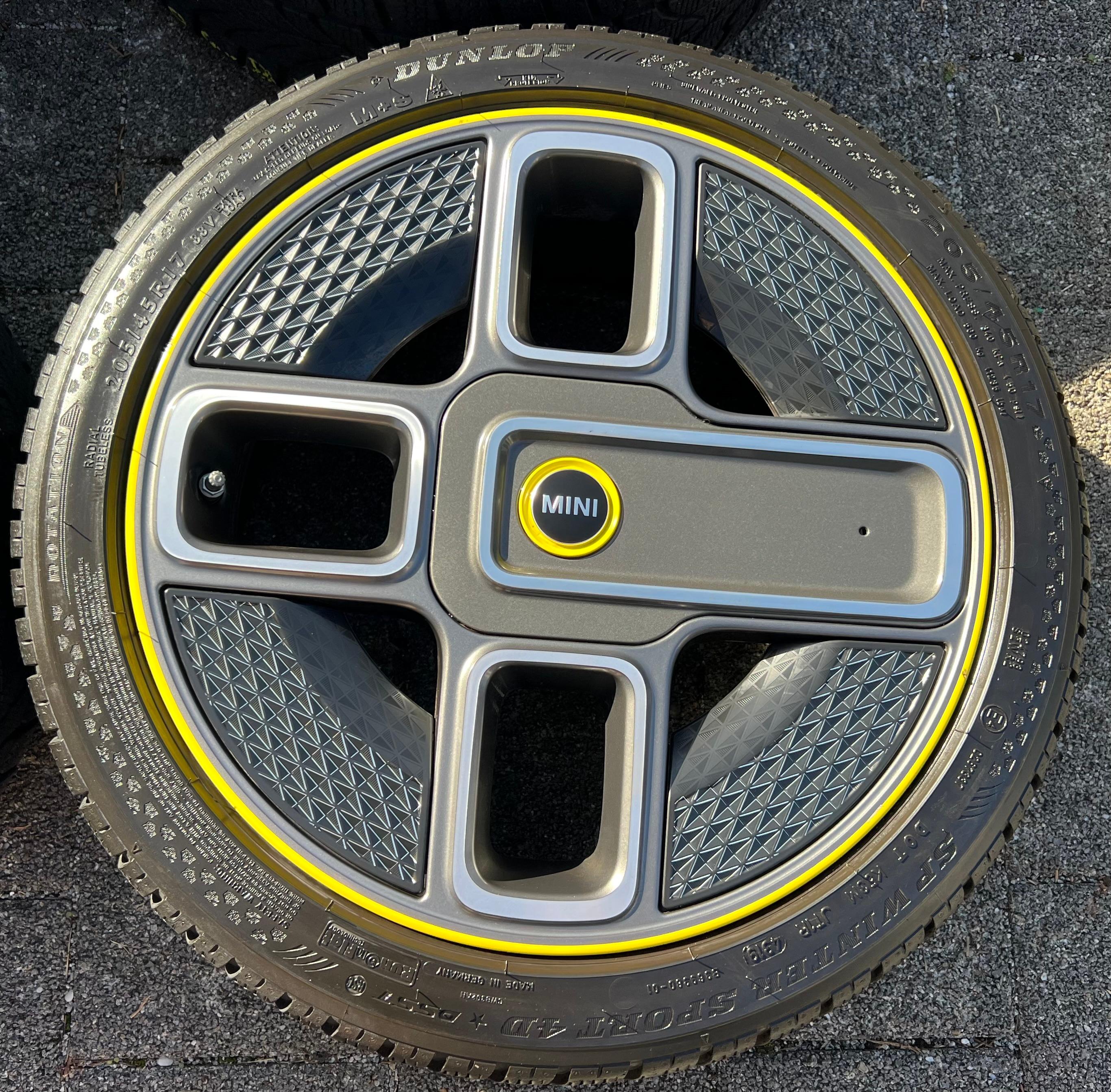 4 LLANTAS ORIGINALES DE INVIERNO DE ALUMINIO 17" MINI F55 F56 F57 ELECTRIC POWER SPOKE 737 6889171