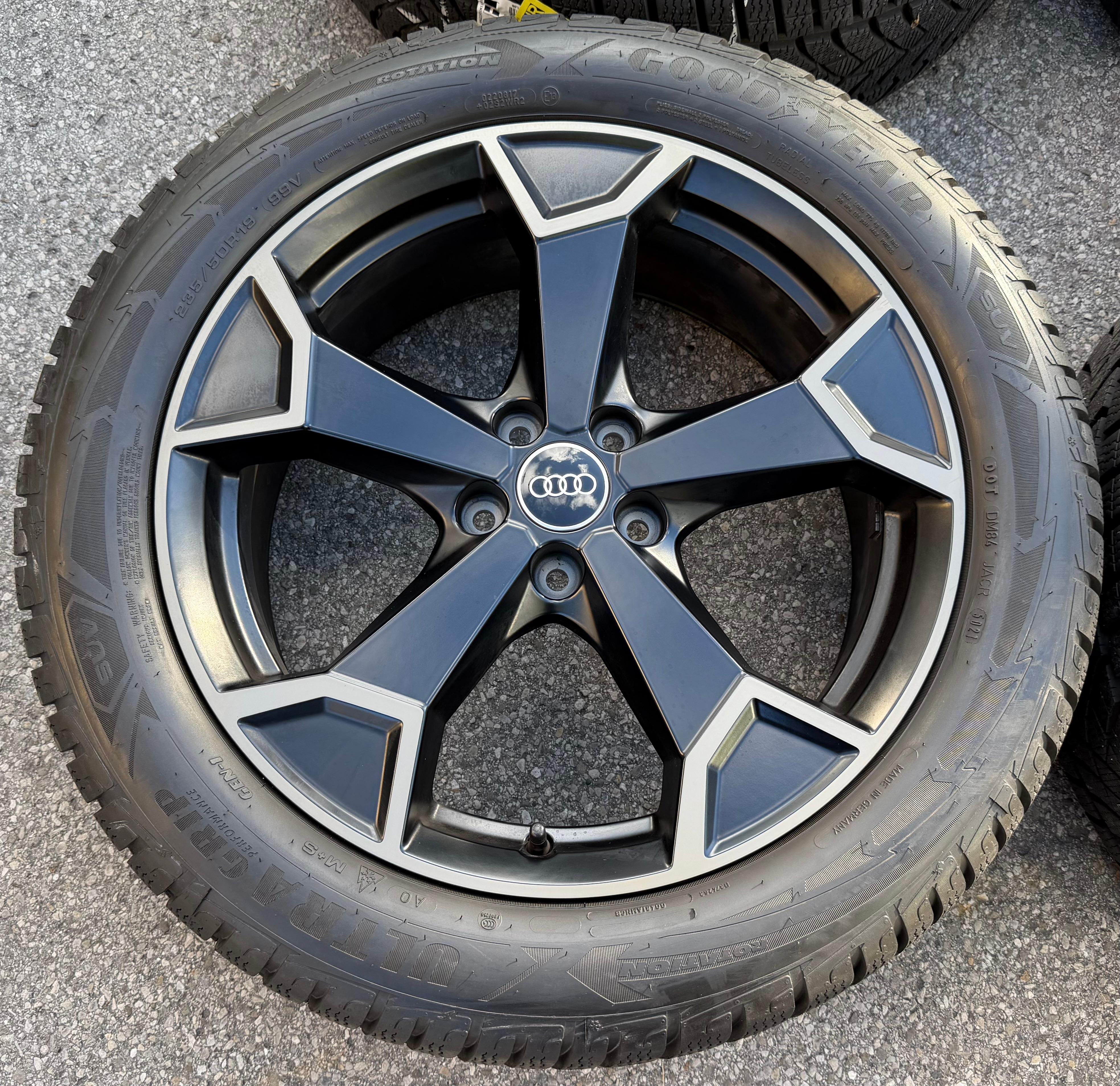 4 LLANTAS DE ALEACIÓN ORIGINALES DE INVIERNO DE 19" PARA AUDI Q3 F3B 83A 83A071499 235/50R19 99V ENVÍO GRATUITO